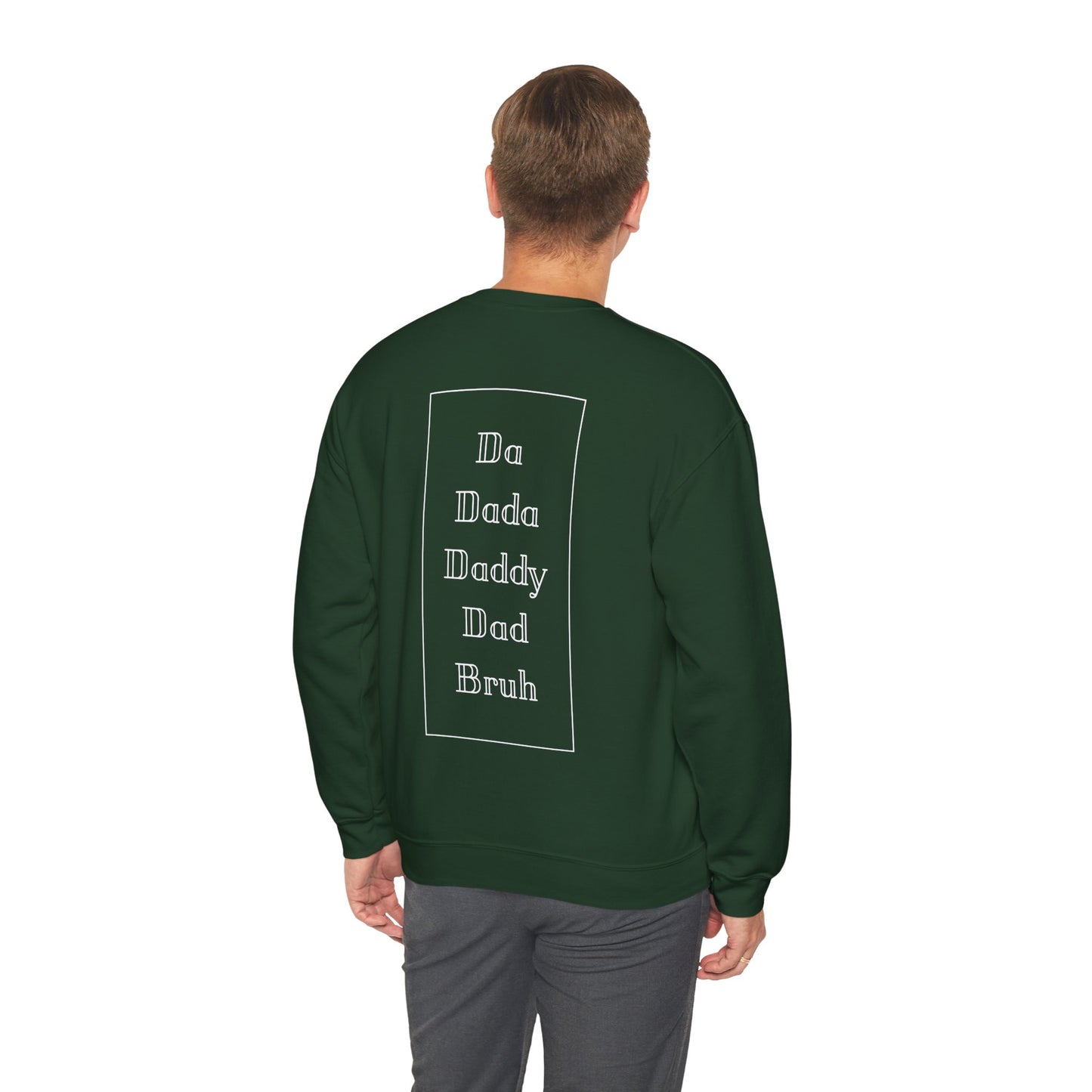 Evolution of a Dad Heavy Blend™ Crewneck Sweatshirt