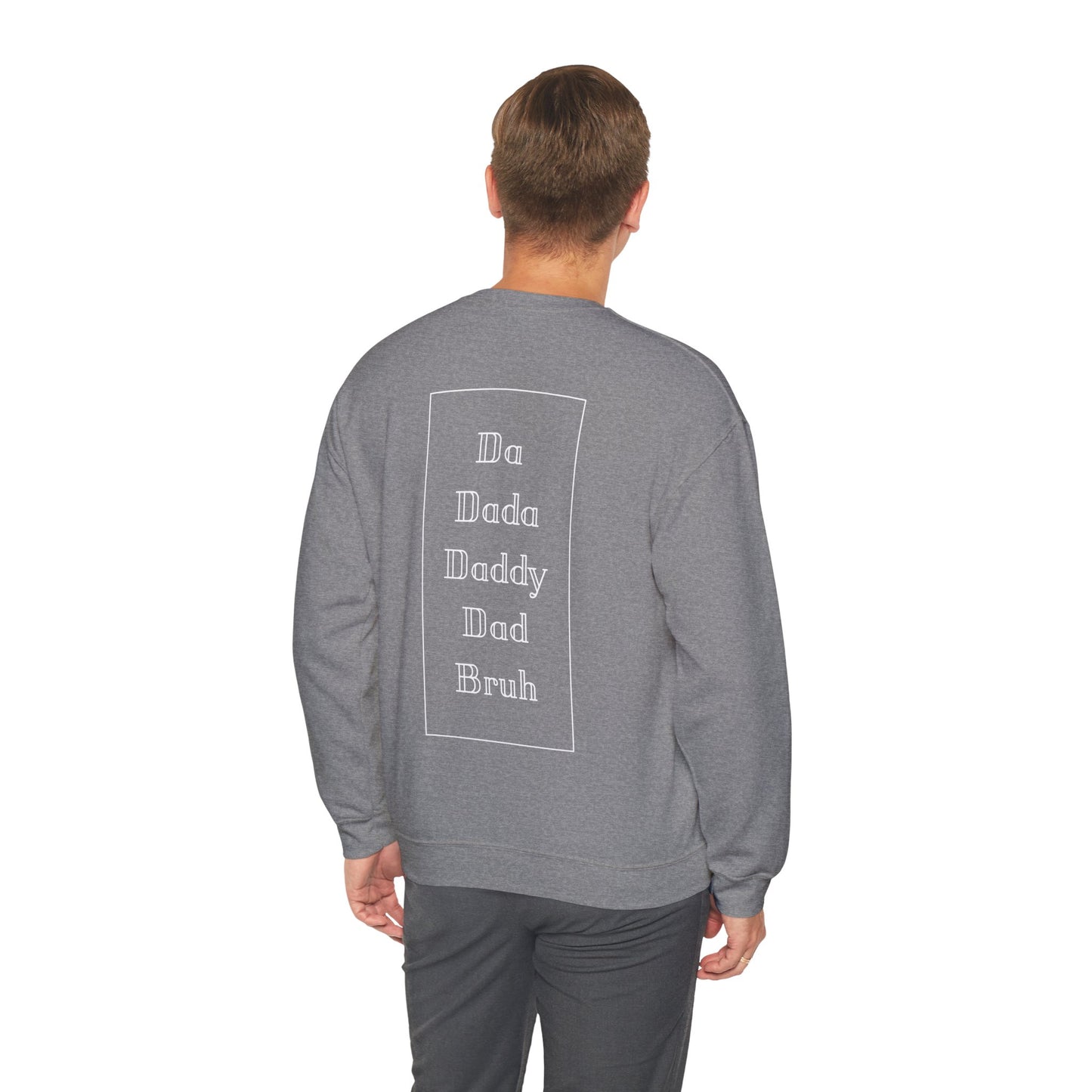 Evolution of a Dad Heavy Blend™ Crewneck Sweatshirt