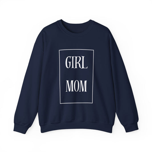 Girl Mom Heavy Blend™ Crewneck Sweatshirt