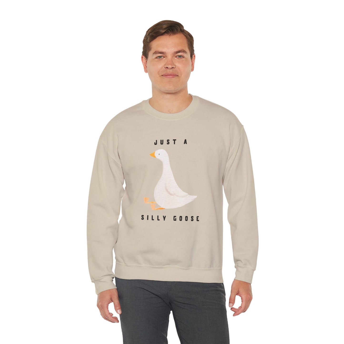 Just A Silly Goose Heavy Blend™ Crewneck Sweatshirt
