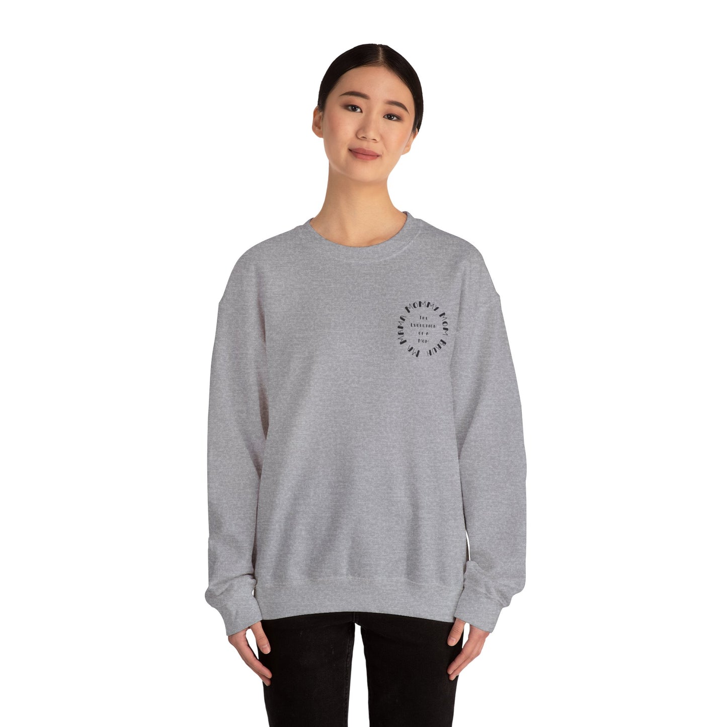Neutral Evolution of a Mom Heavy Blend™ Crewneck Sweatshirt