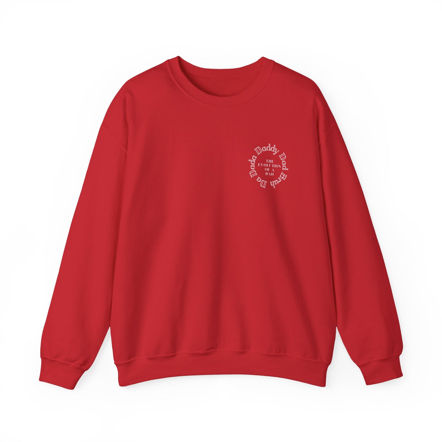 Evolution of a Dad Heavy Blend™ Crewneck Sweatshirt