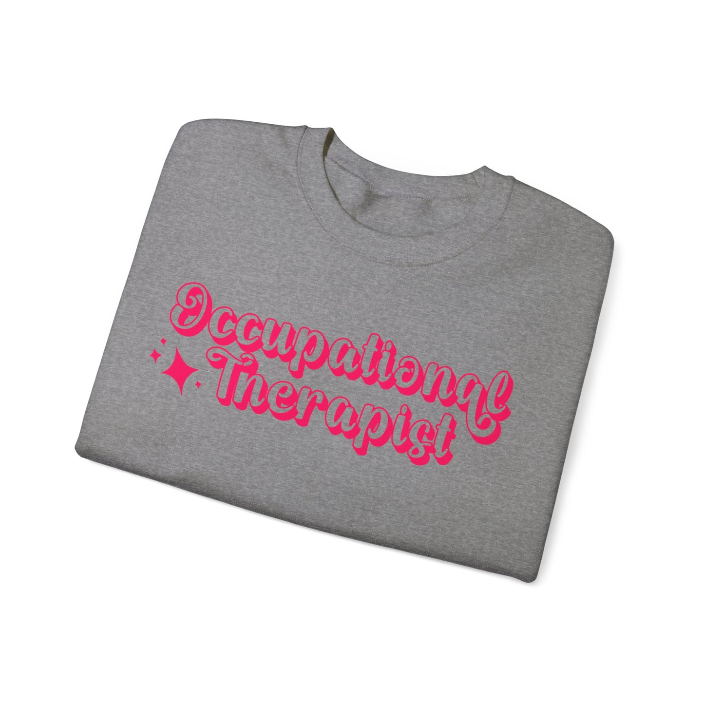 Pink and Bubbly Occupational Therapist Heavy Blend™ Crewneck Sweatshirt