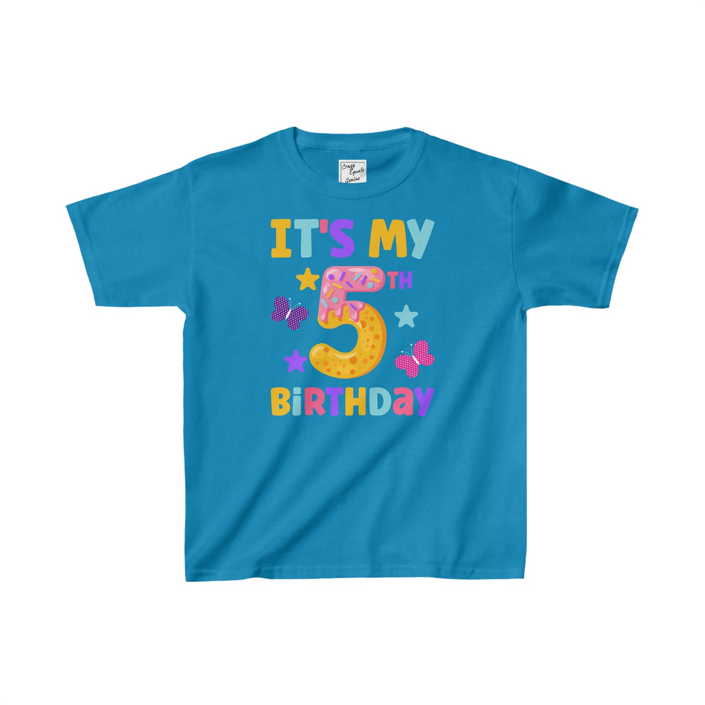 It's My 5th Birthday Kids Heavy Cotton™ Tee