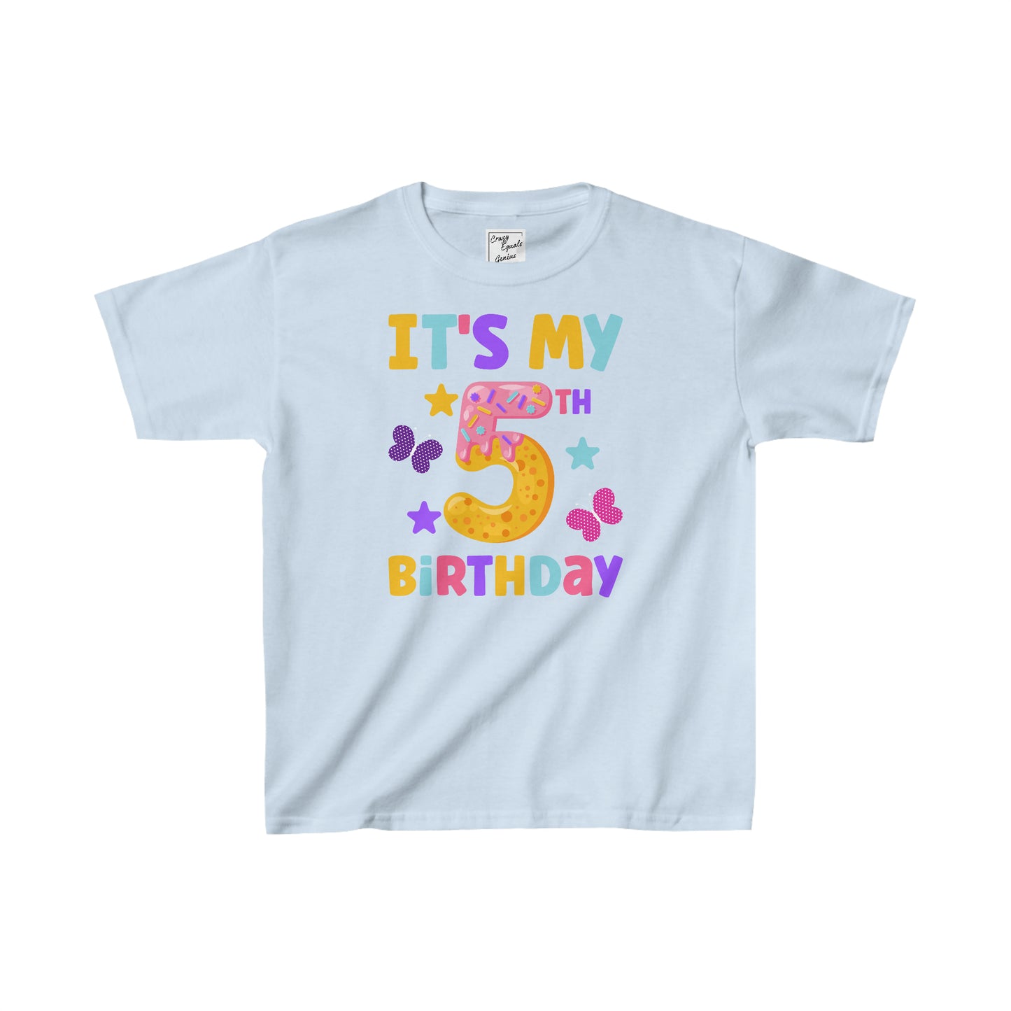 It's My 5th Birthday Kids Heavy Cotton™ Tee