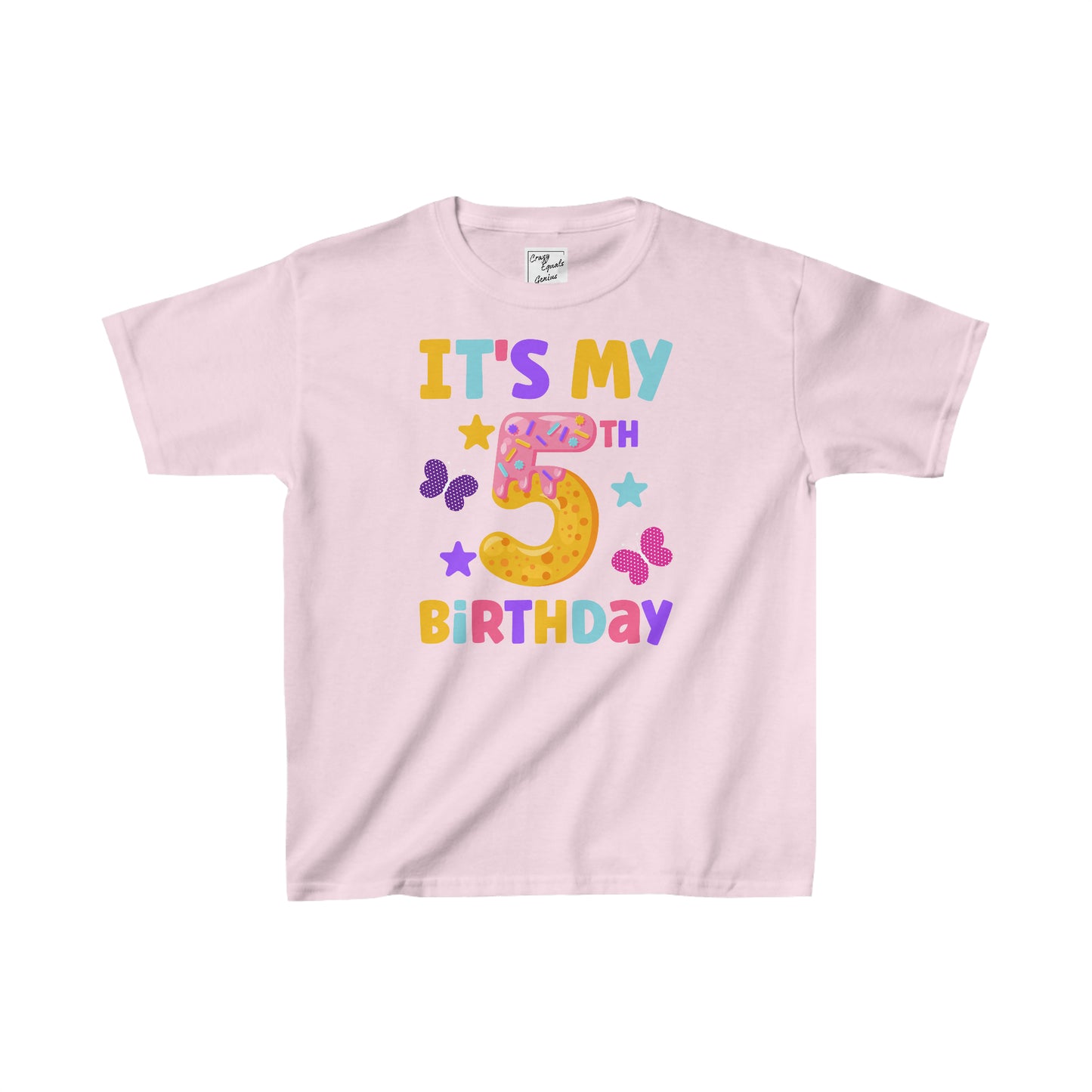 It's My 5th Birthday Kids Heavy Cotton™ Tee