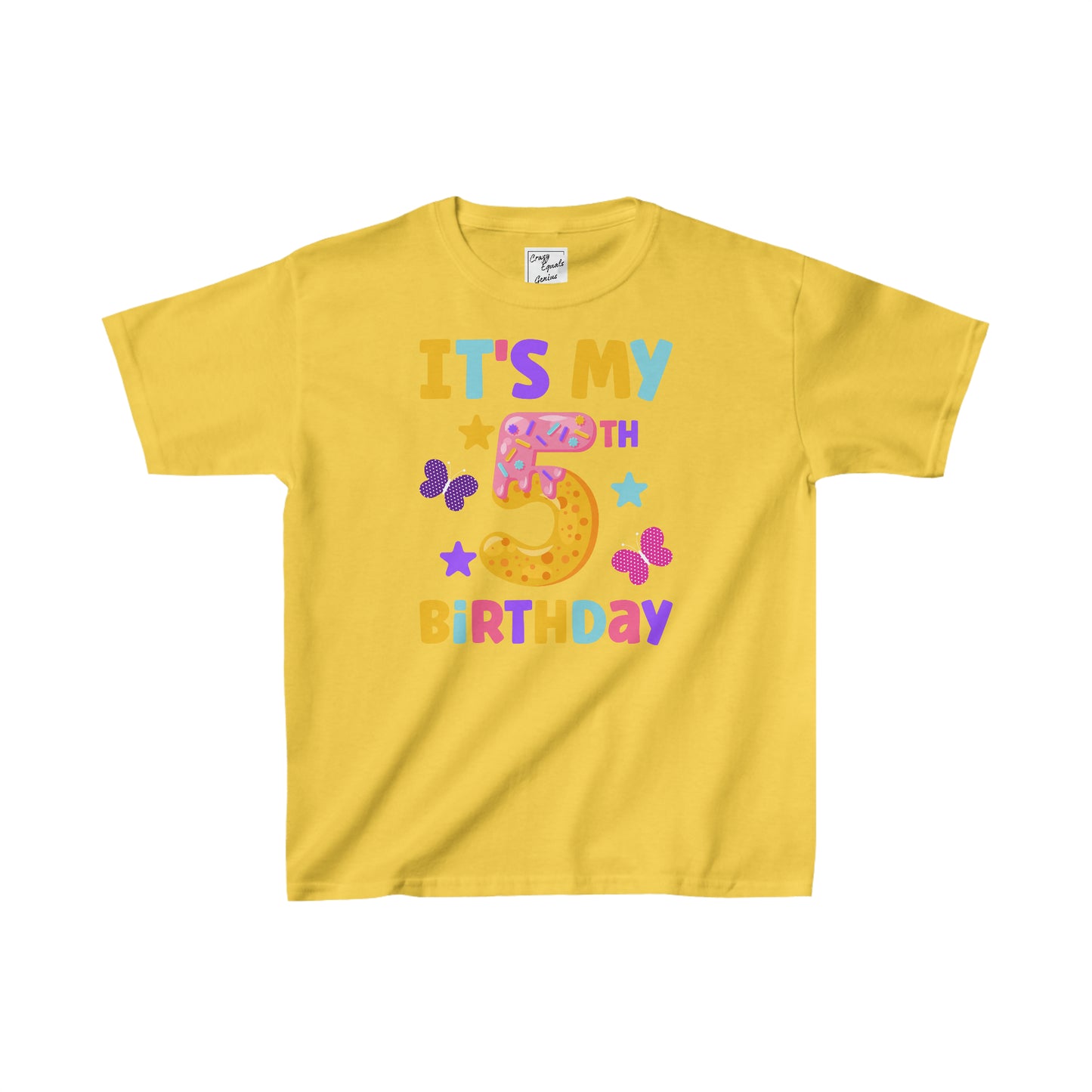 It's My 5th Birthday Kids Heavy Cotton™ Tee
