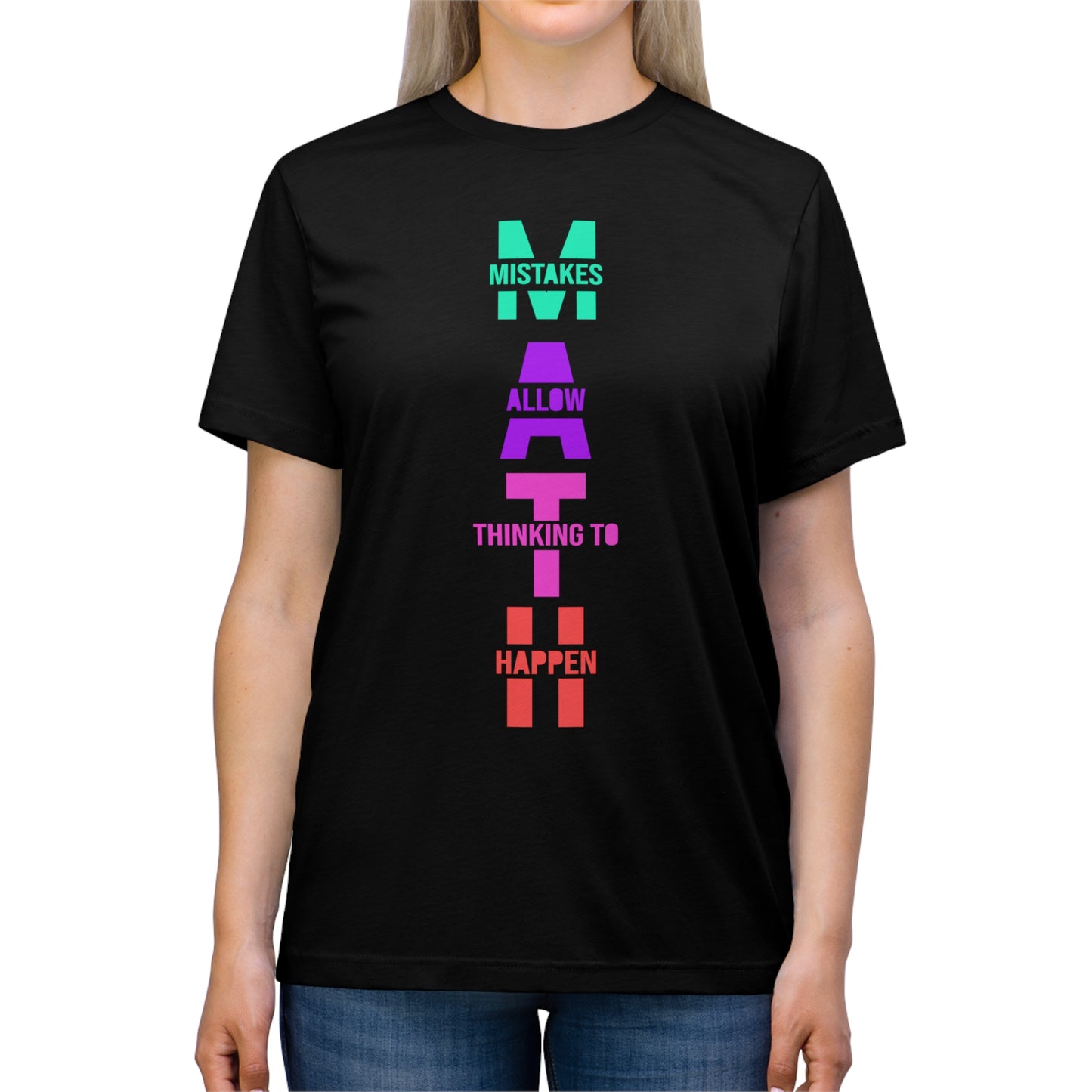 Math: Mistakes Allow Thinking to Happen Triblend Tee