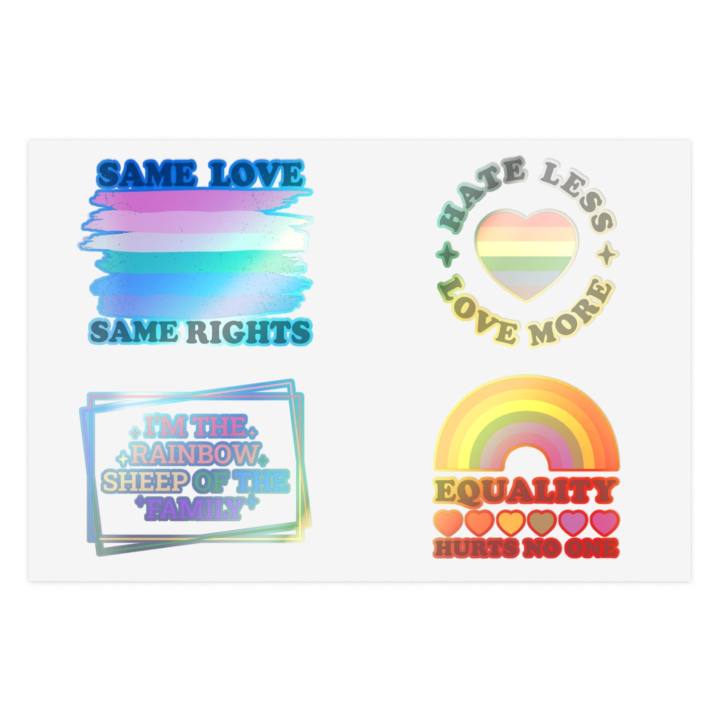 Pride Celebration Sticker Sheets