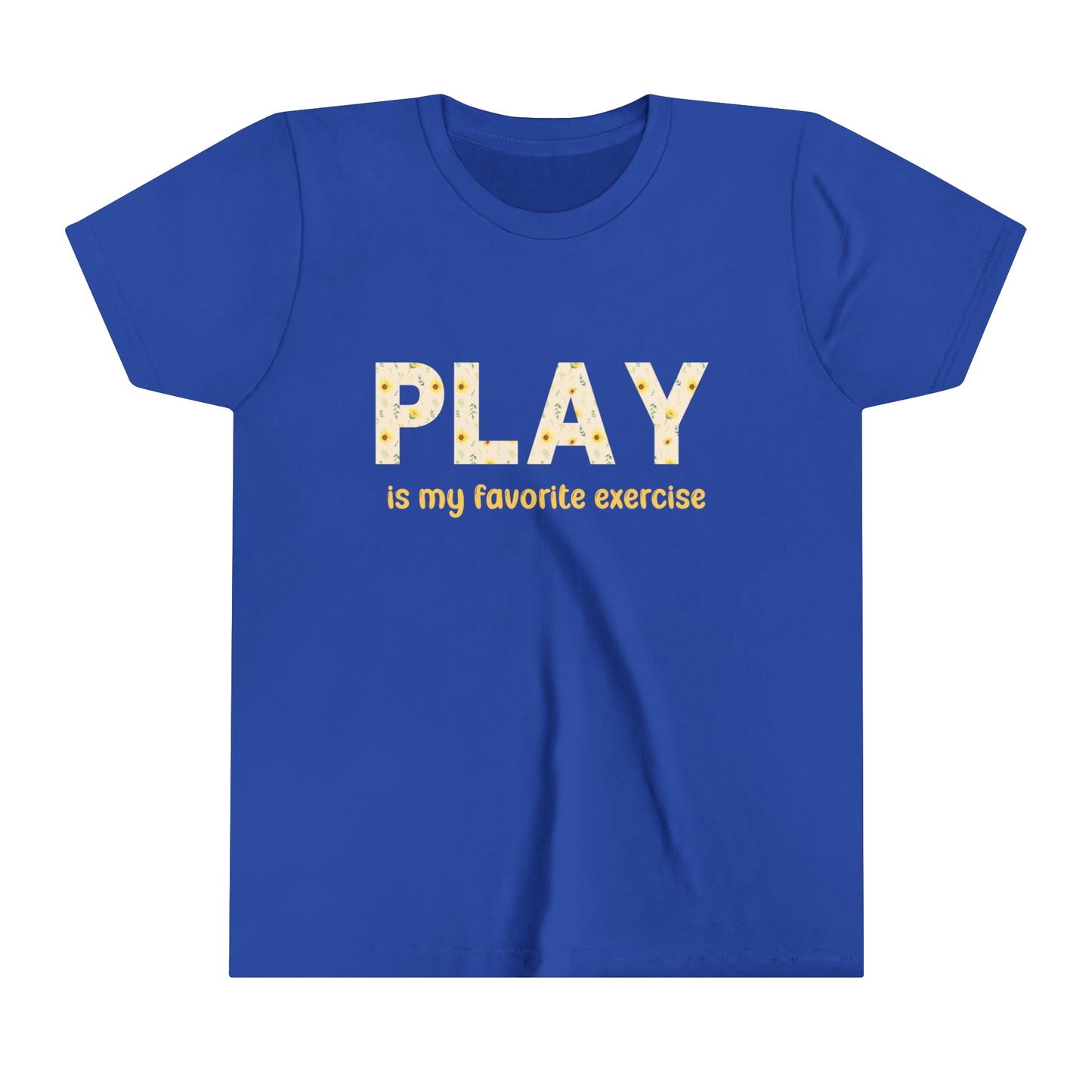Kids Play Is My Favorite Exercise Short Sleeve Tee