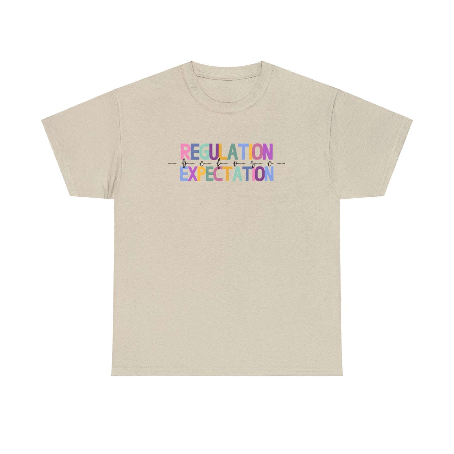 Regulation Before Expectation Heavy Cotton Tee