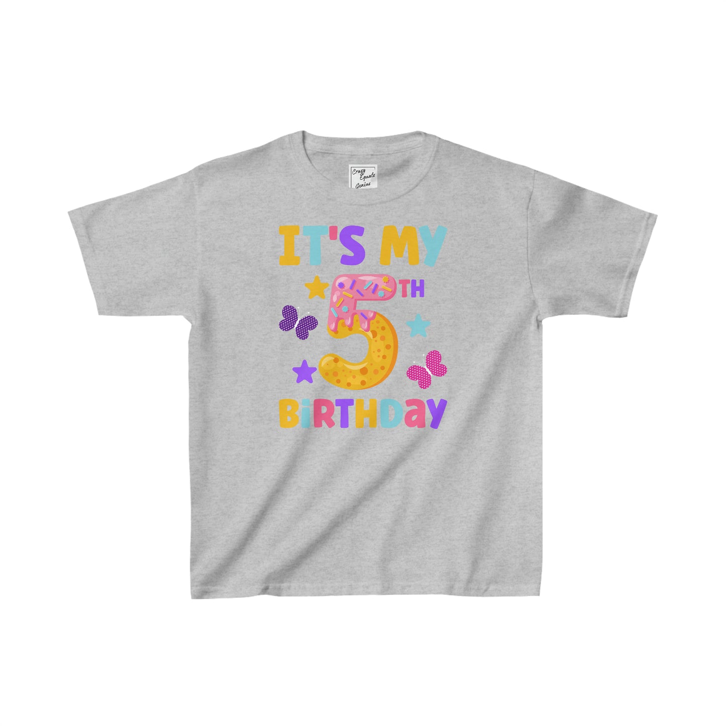 It's My 5th Birthday Kids Heavy Cotton™ Tee