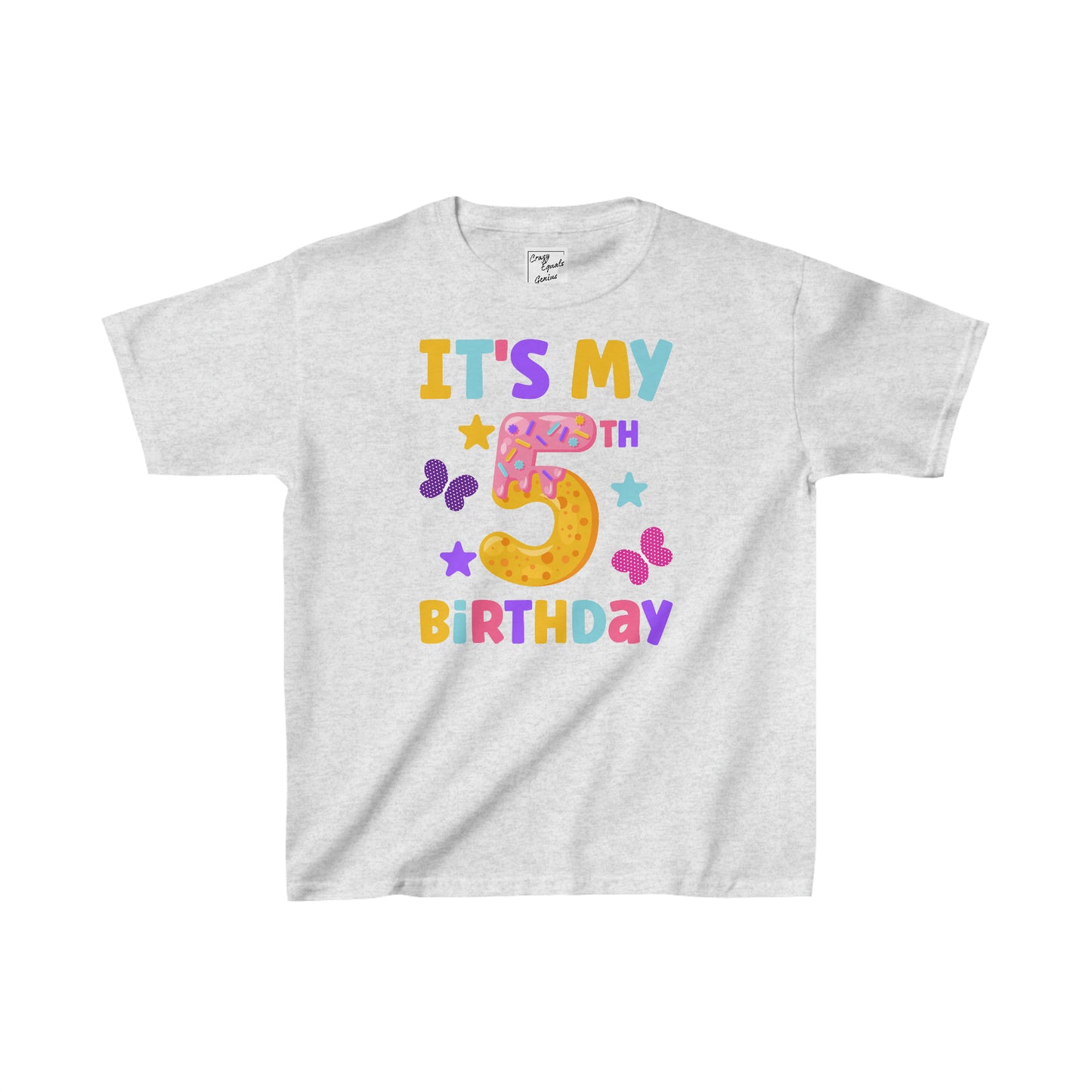 It's My 5th Birthday Kids Heavy Cotton™ Tee