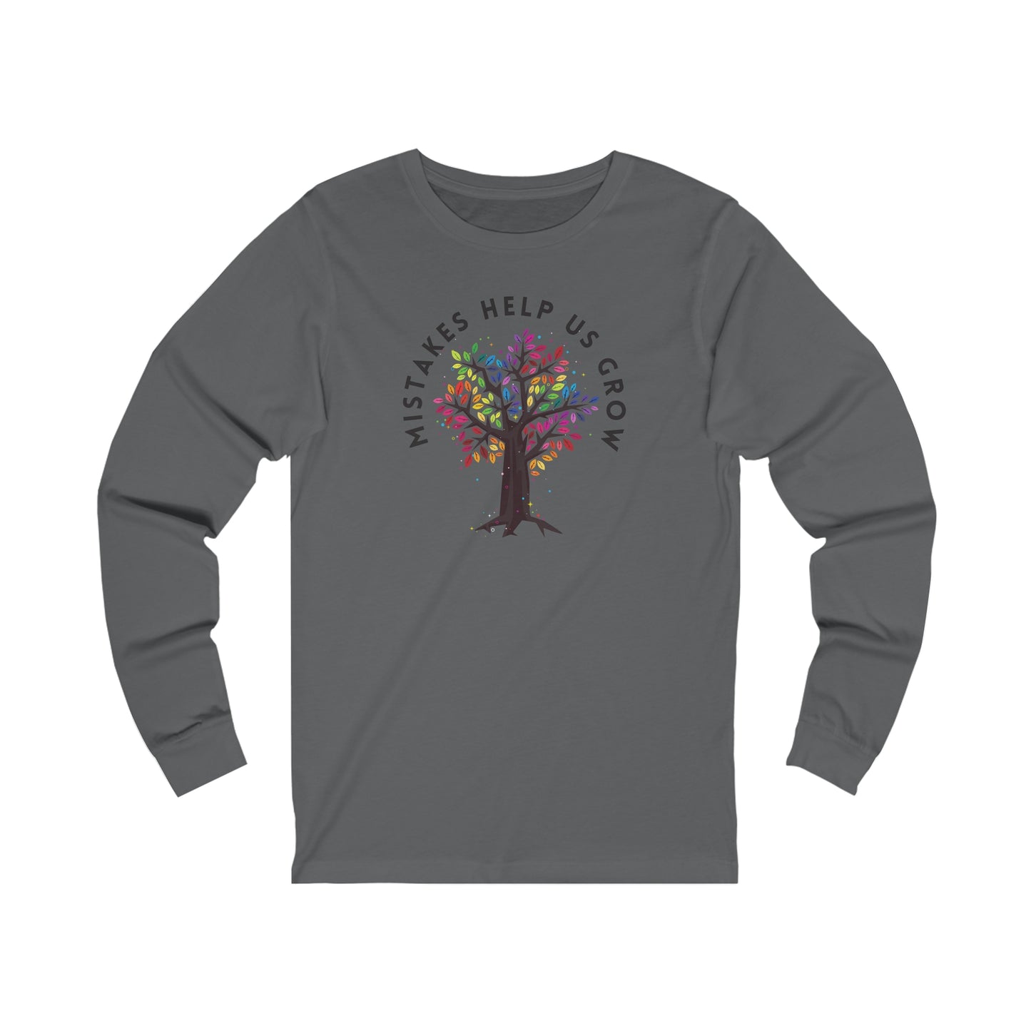 Mistakes Help Us Grow Jersey Long Sleeve Tee