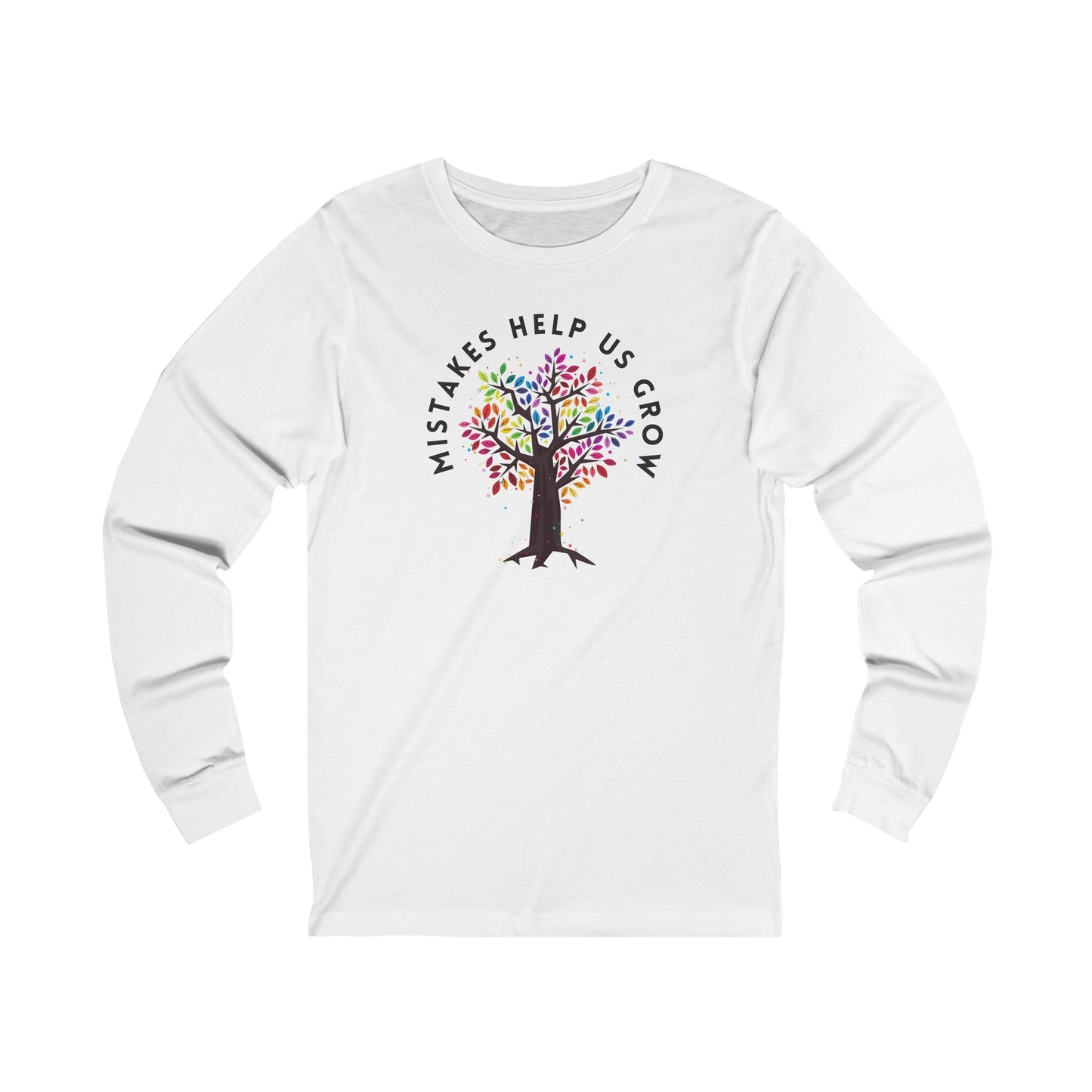 Mistakes Help Us Grow Jersey Long Sleeve Tee