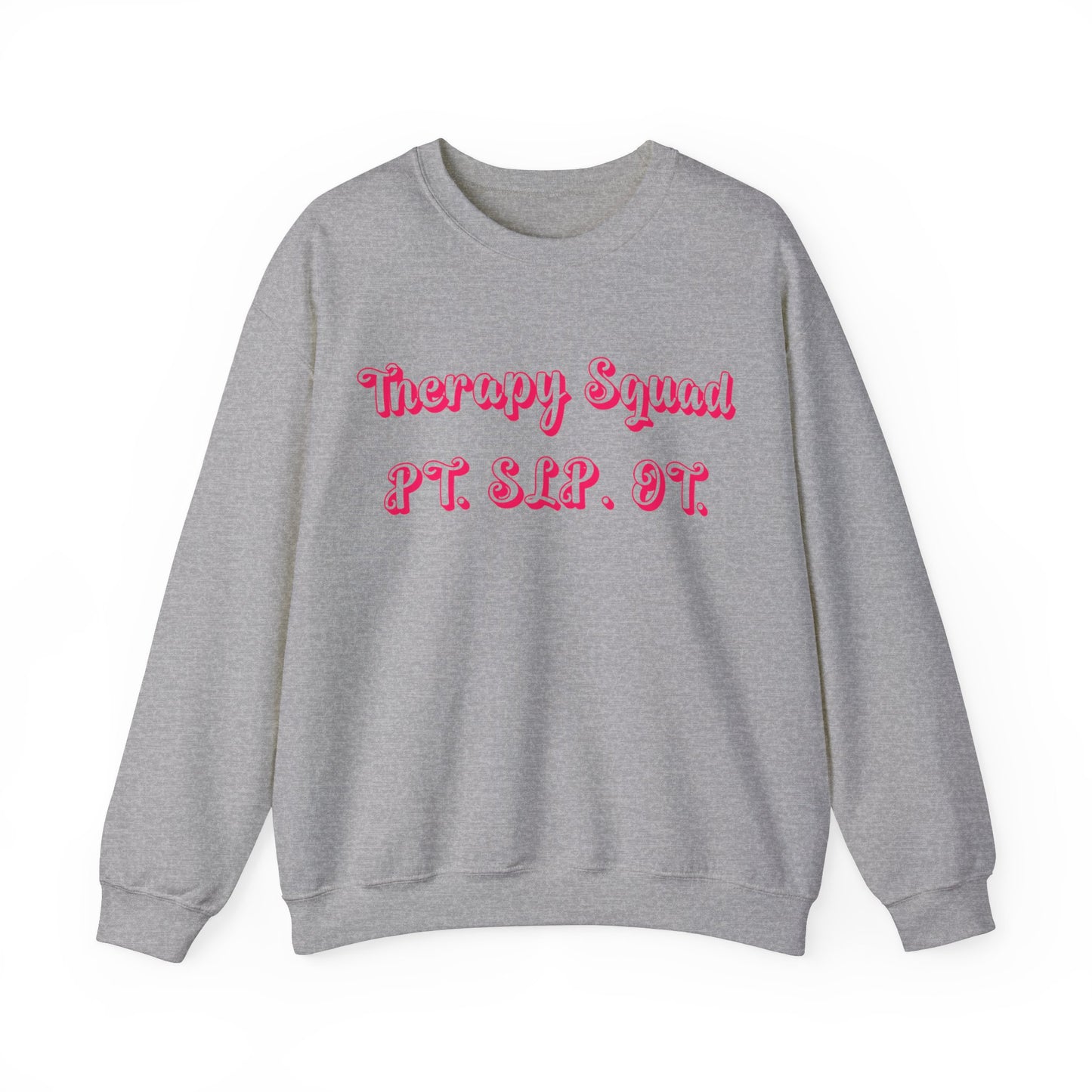 Pink and Bubbly Therapy Squad Heavy Blend™ Crewneck Sweatshirt