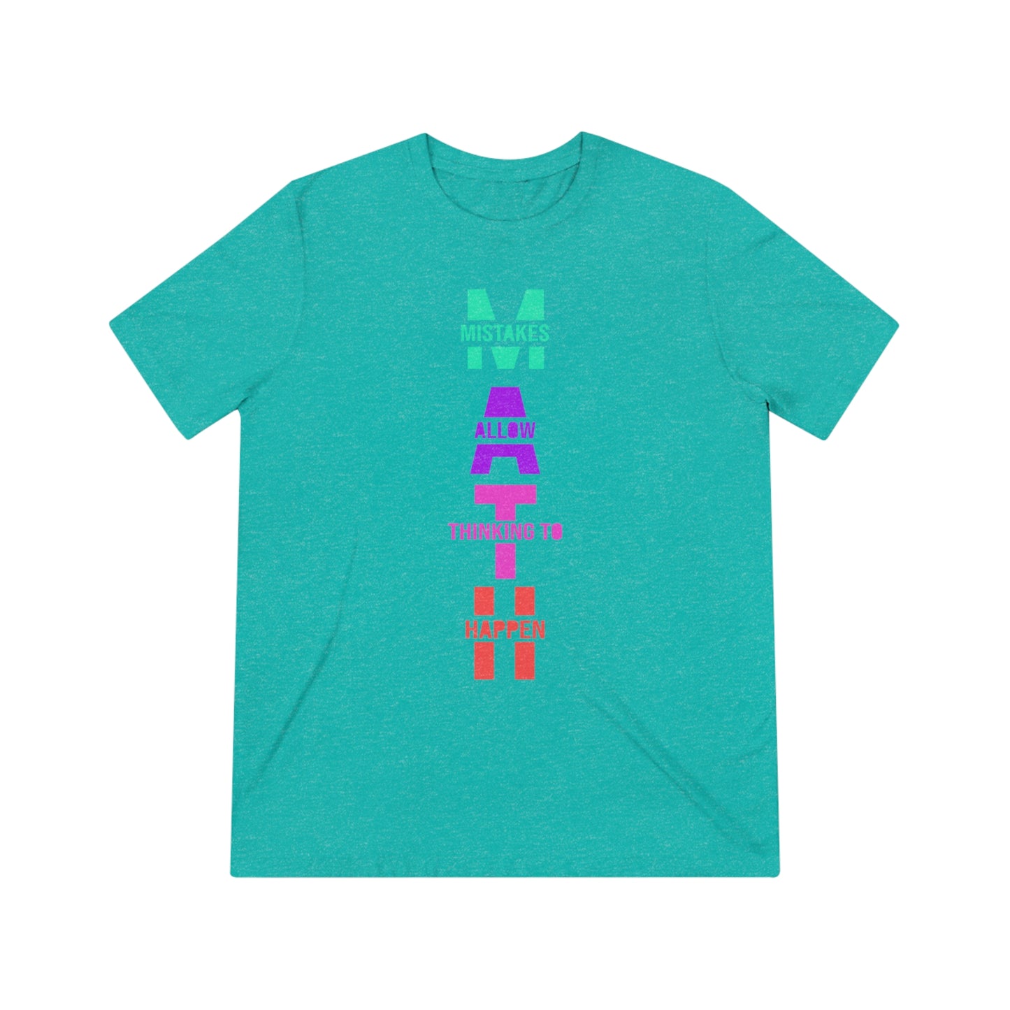 Math: Mistakes Allow Thinking to Happen Triblend Tee