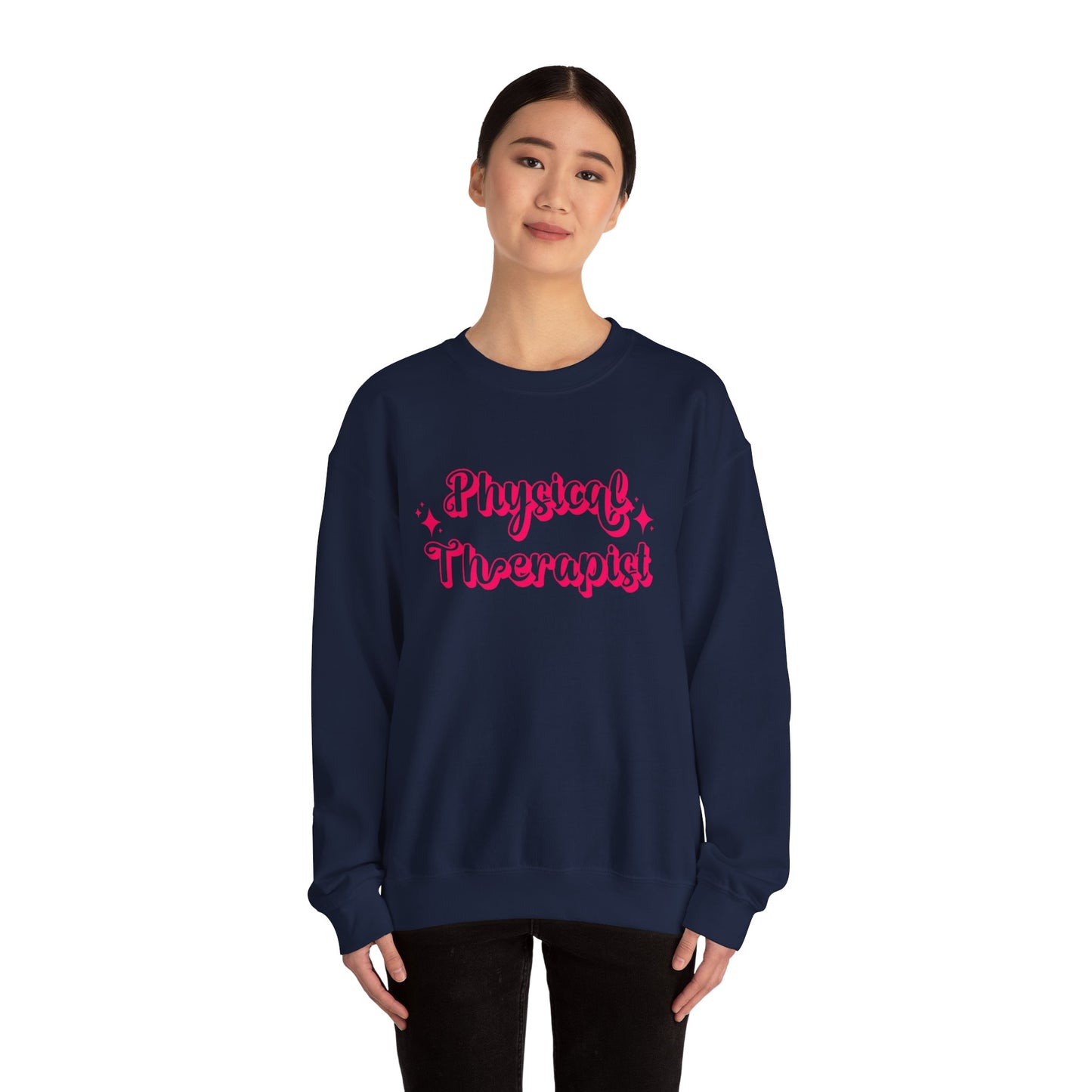 Pink and Bubbly Physical Therapist Heavy Blend™ Crewneck Sweatshirt