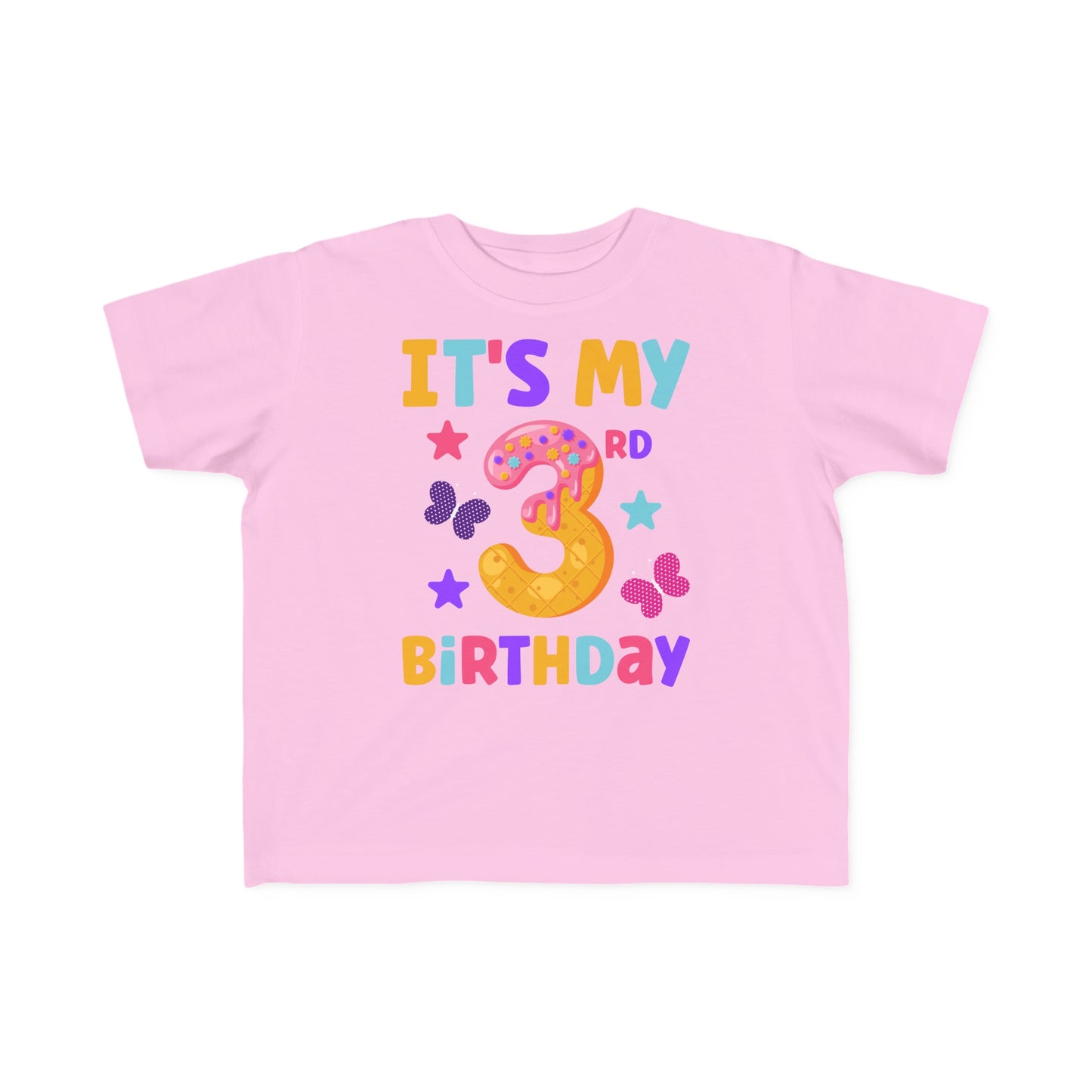 It's My Third Birthday Toddler Jersey Tee