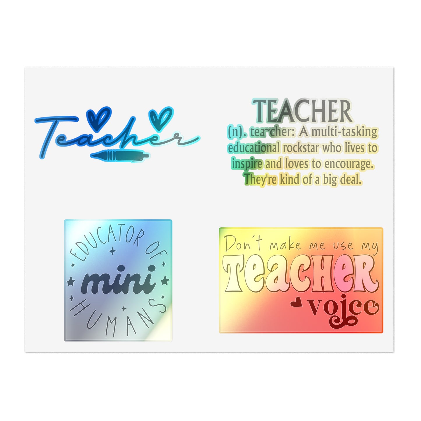 Teacher Sticker Sheets