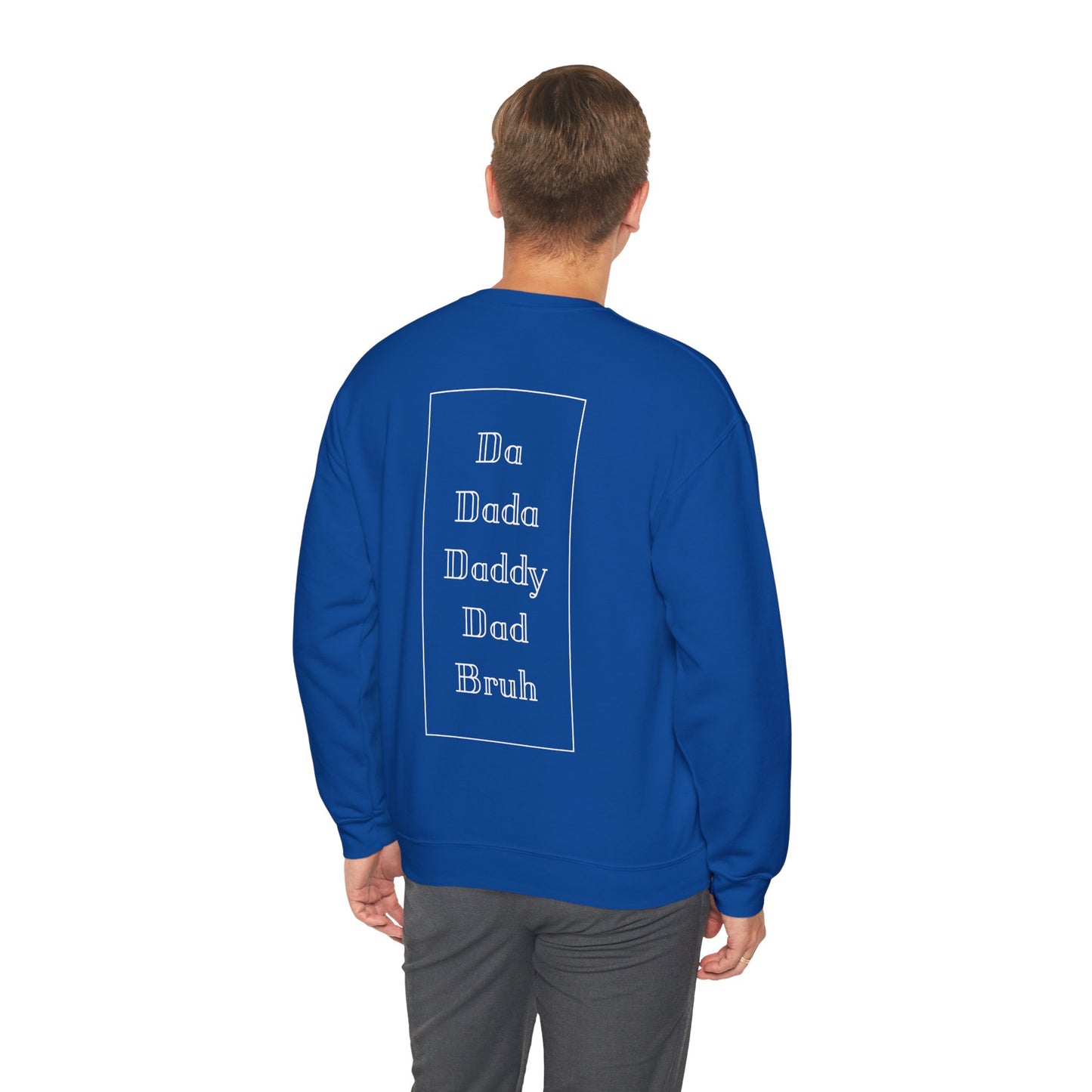 Evolution of a Dad Heavy Blend™ Crewneck Sweatshirt