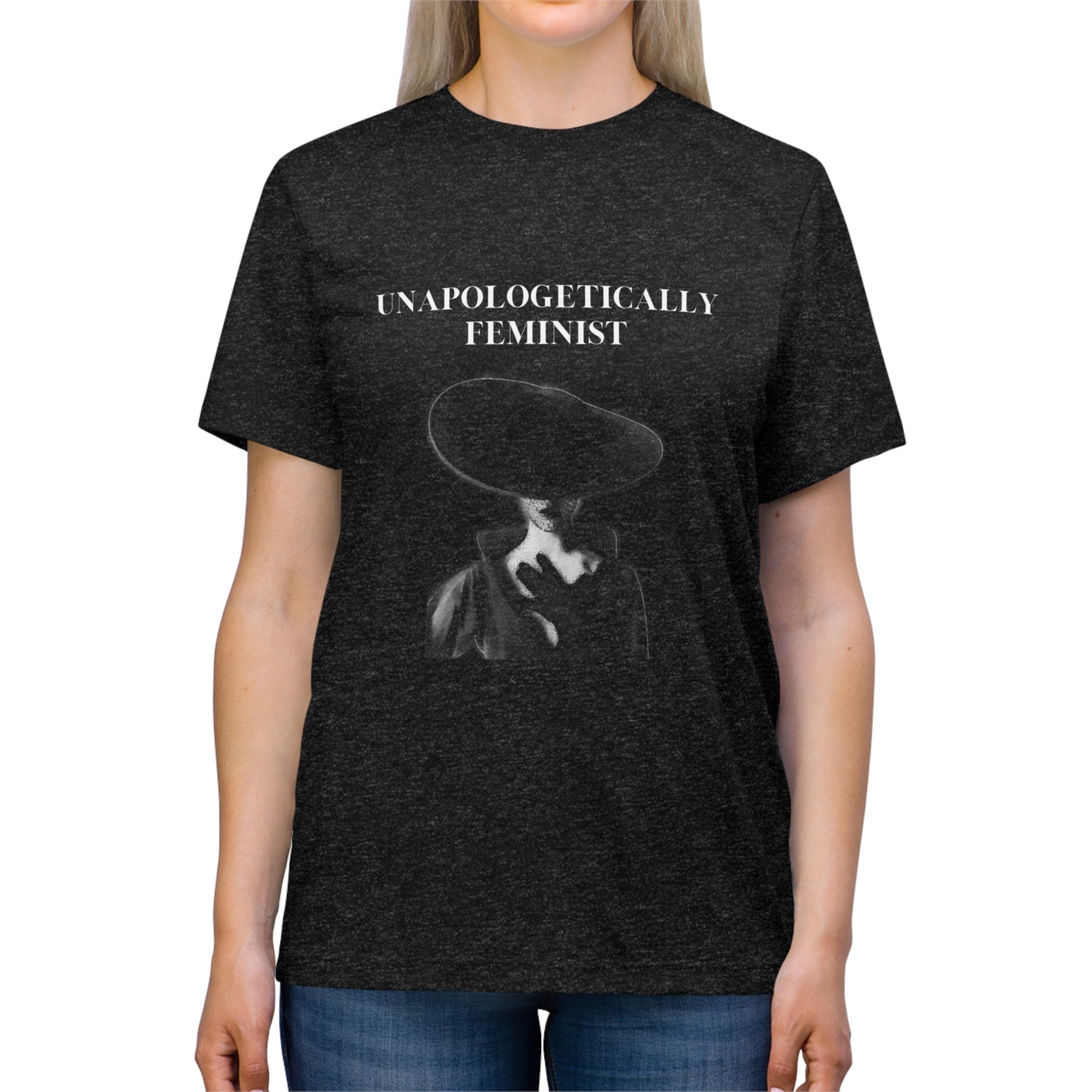 Unapologetically Feminist Triblend Tee