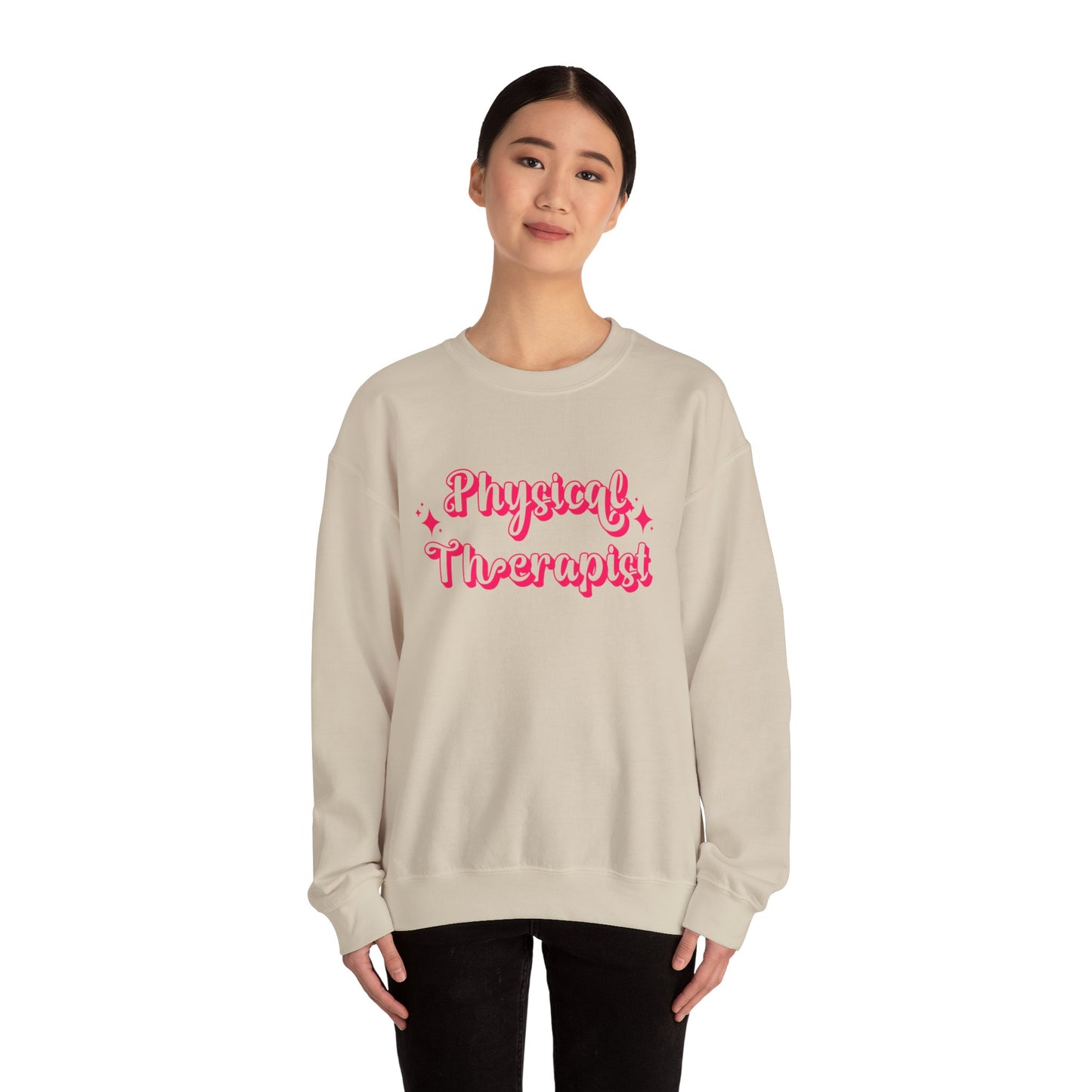 Pink and Bubbly Physical Therapist Heavy Blend™ Crewneck Sweatshirt