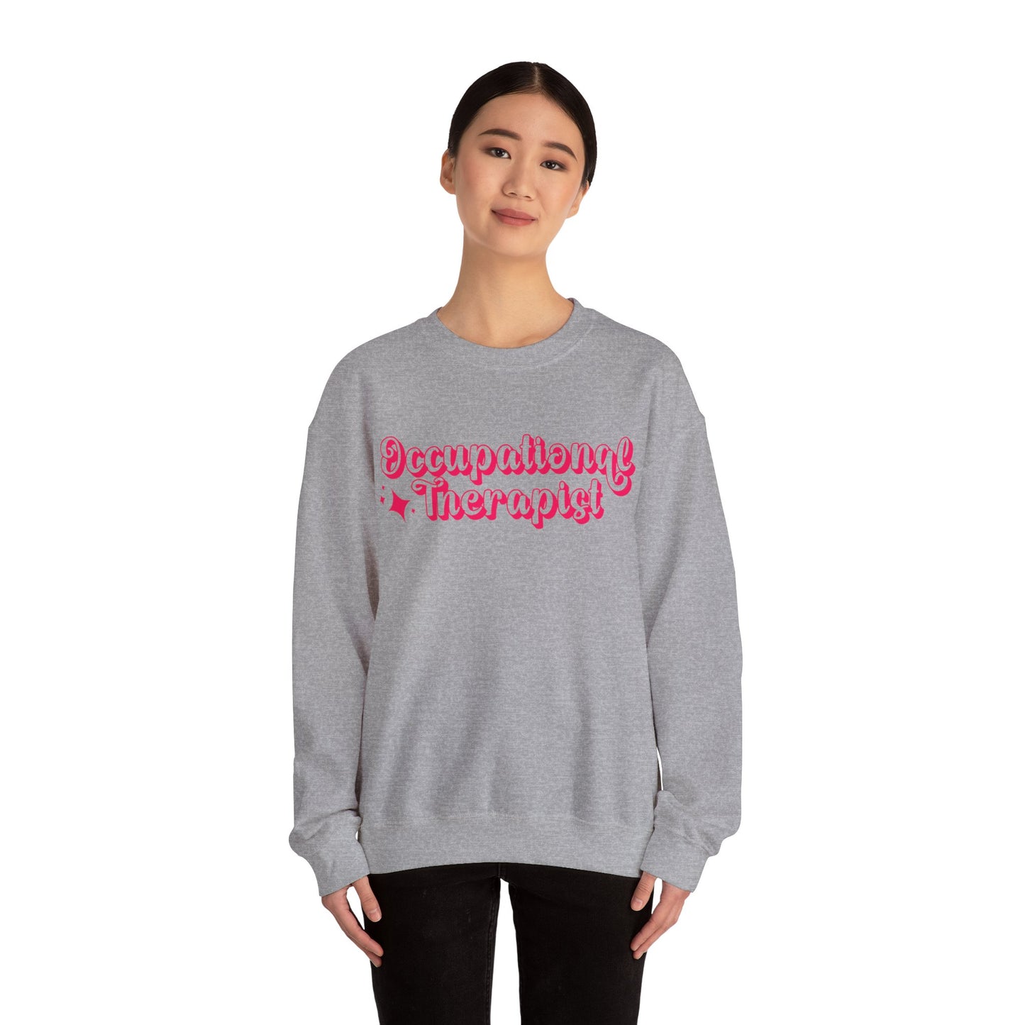 Pink and Bubbly Occupational Therapist Heavy Blend™ Crewneck Sweatshirt