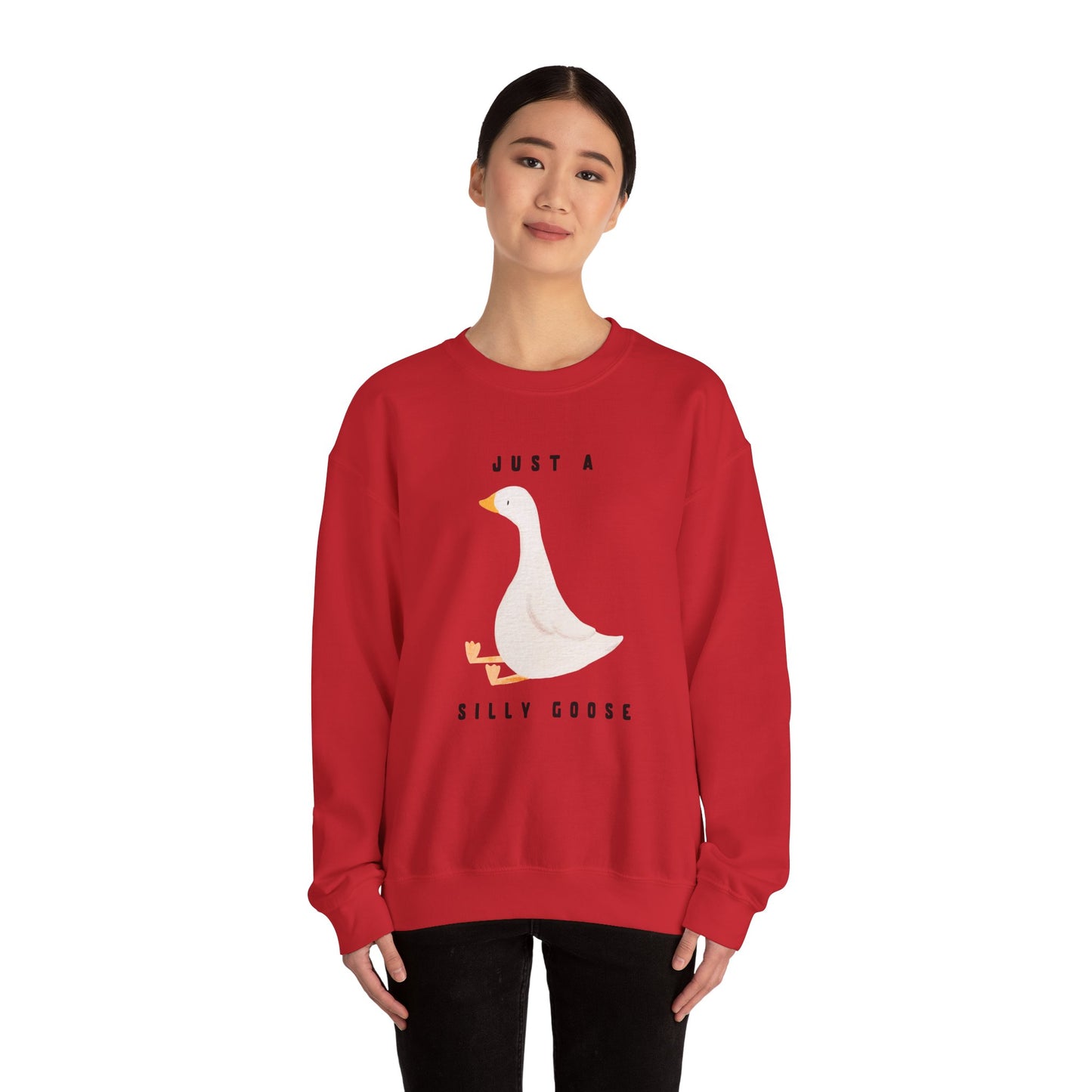 Just A Silly Goose Heavy Blend™ Crewneck Sweatshirt