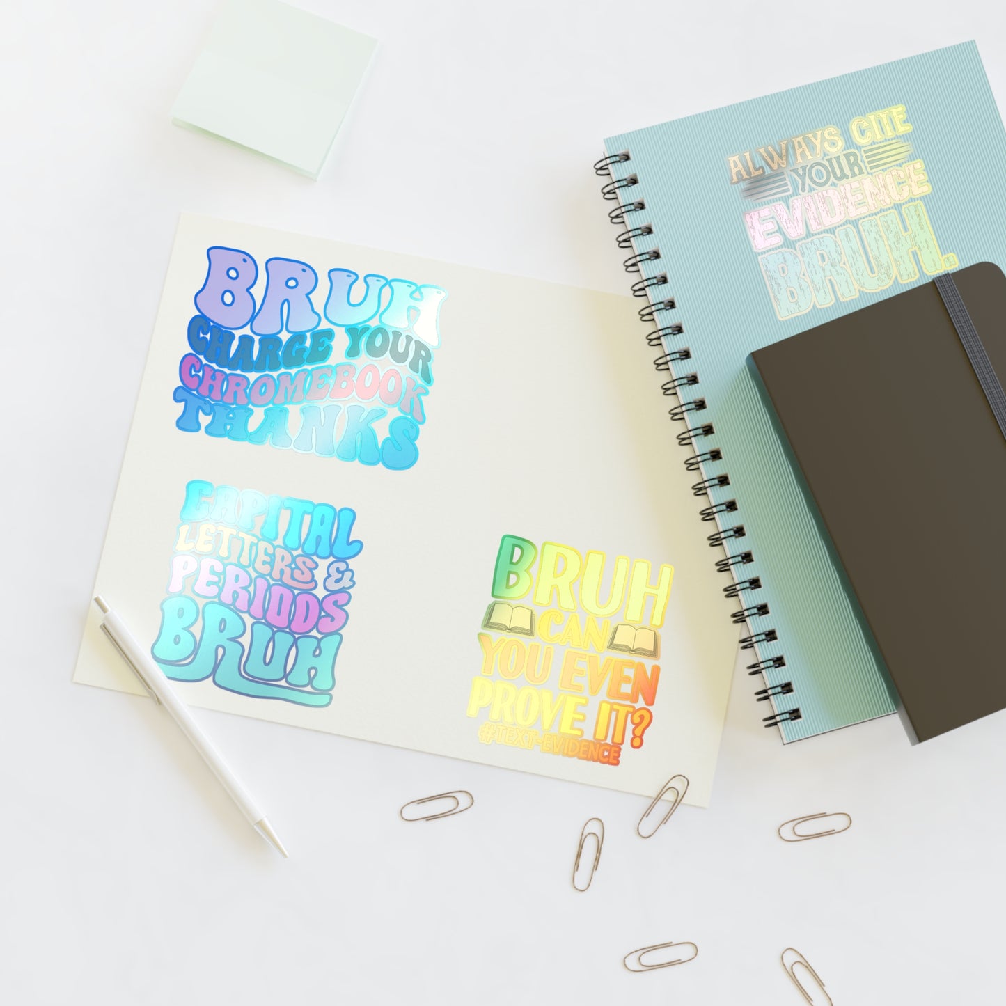 Teacher Bruh Sticker Sheets