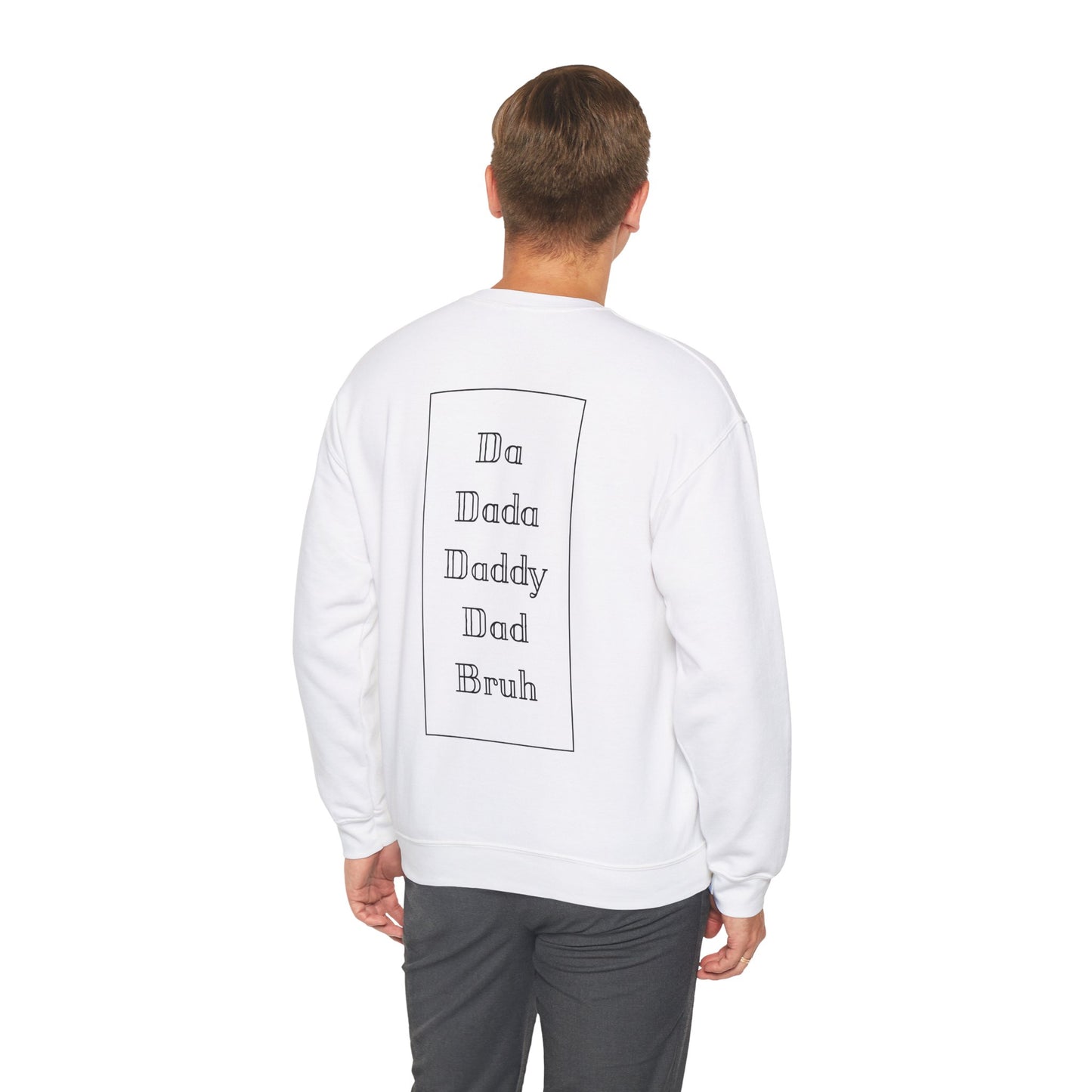 Evolution of a Dad Heavy Blend™ Crewneck Sweatshirt
