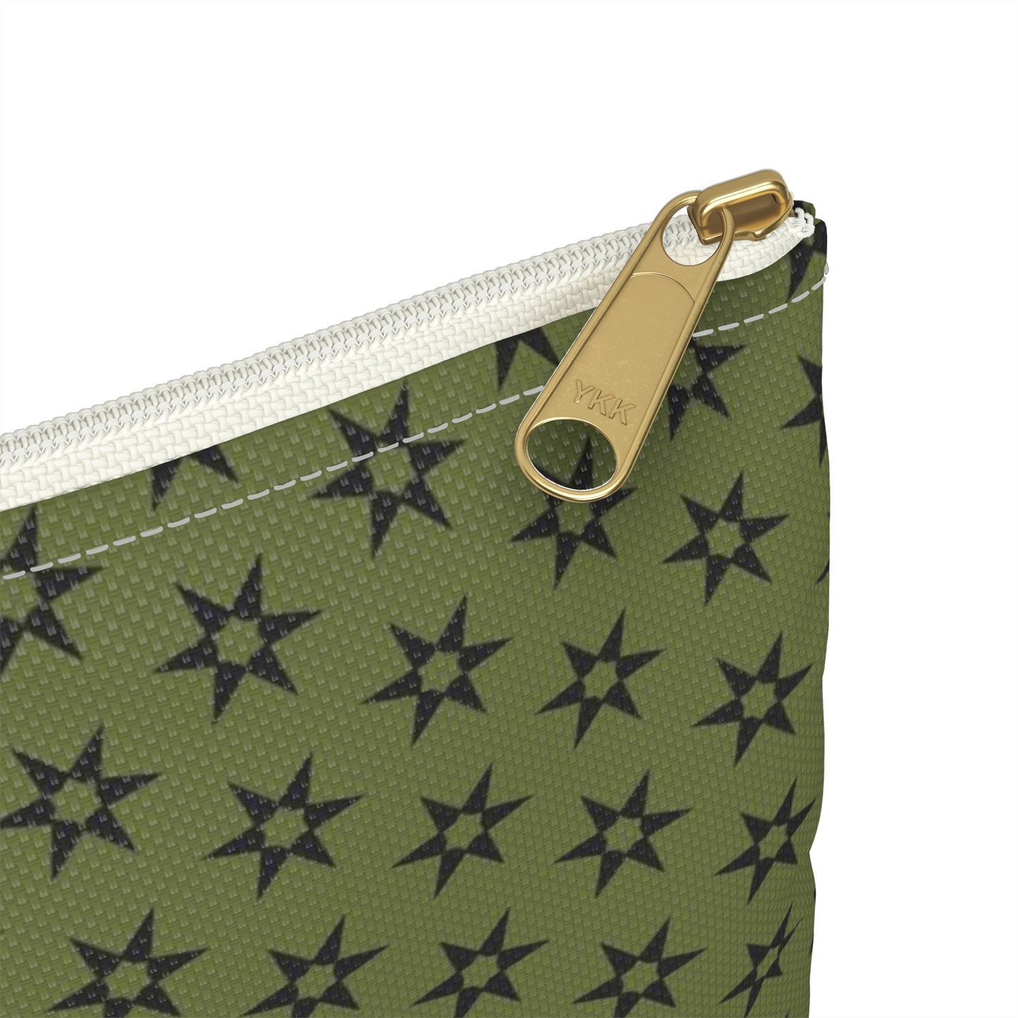 Green Stars Accessory Pouch