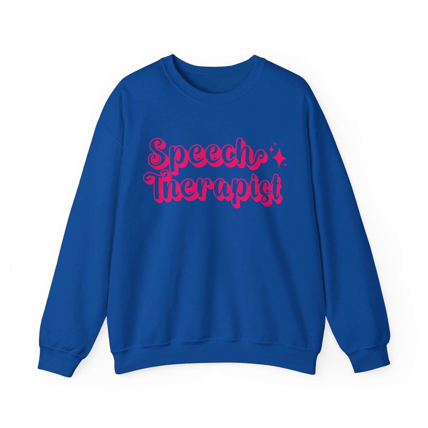 Pink and Bubbly Speech Therapist Heavy Blend™ Crewneck Sweatshirt
