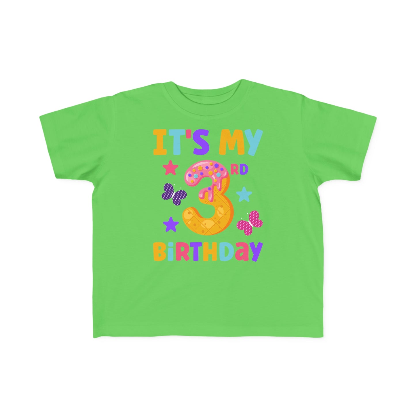 It's My Third Birthday Toddler Jersey Tee