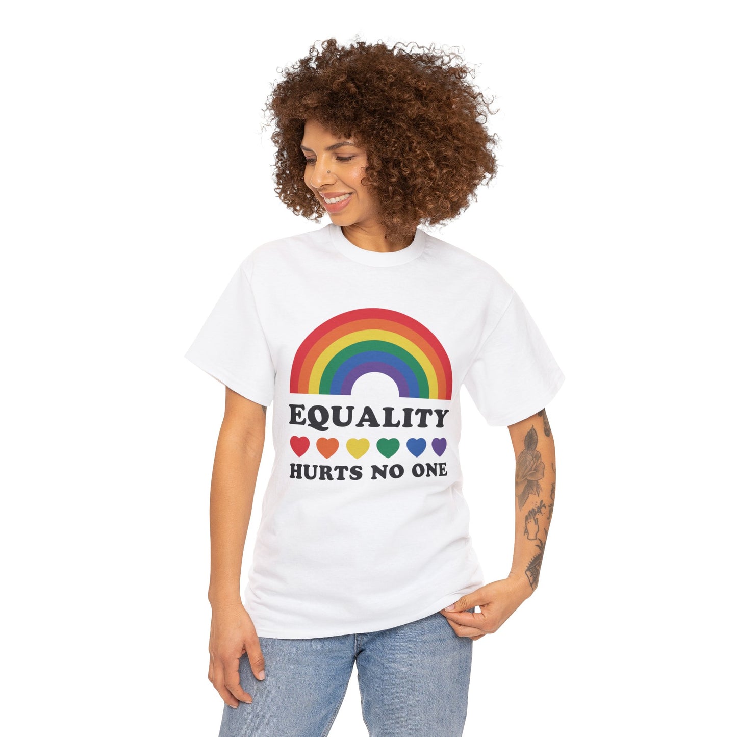Equality Hurts No One Heavy Cotton Tee