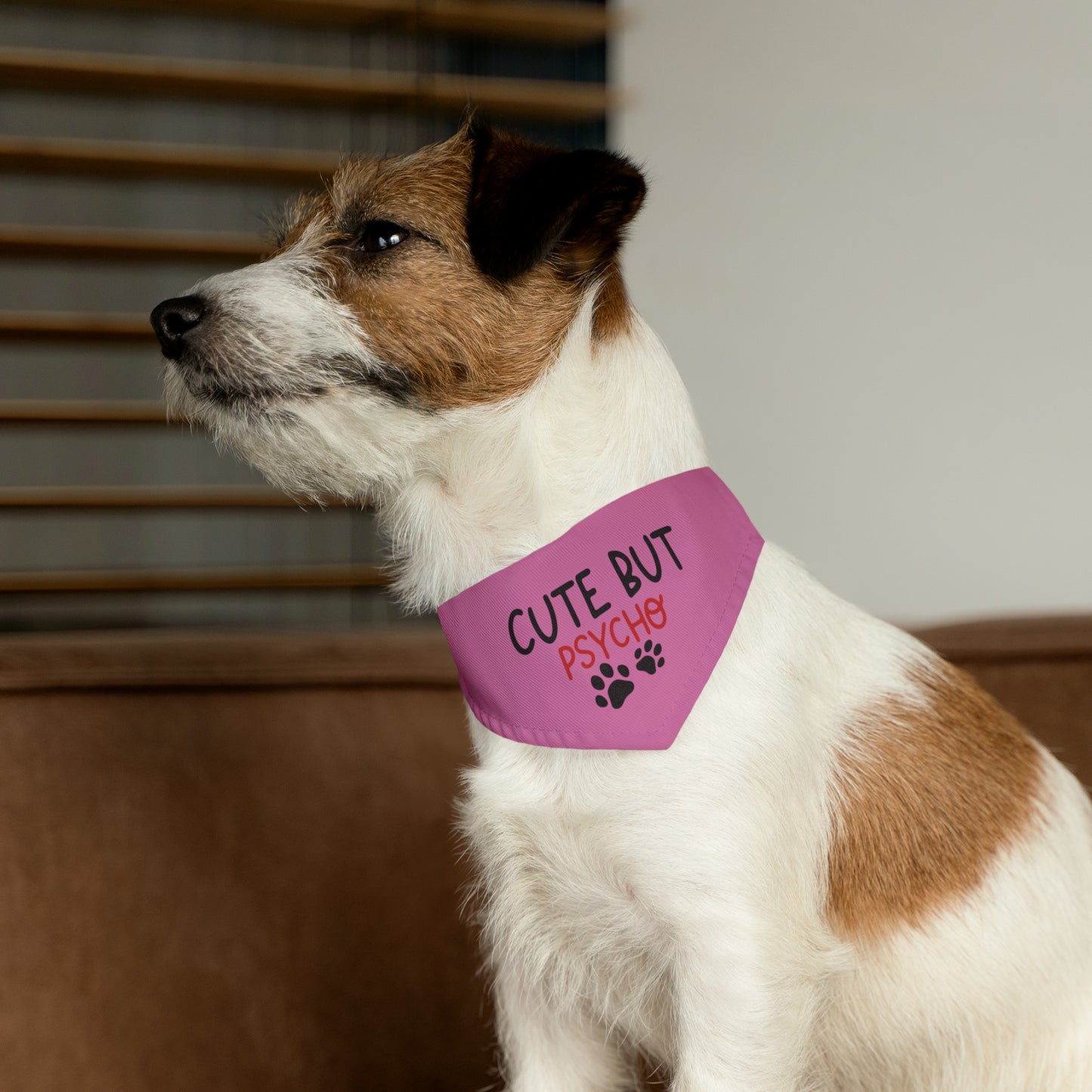 Cute but Psycho Pet Bandana Collar