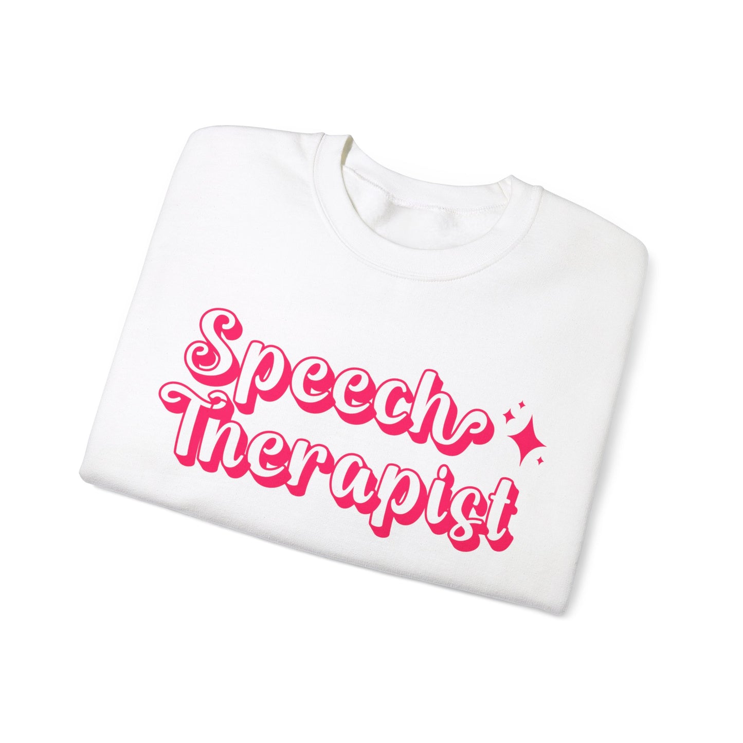 Pink and Bubbly Speech Therapist Heavy Blend™ Crewneck Sweatshirt