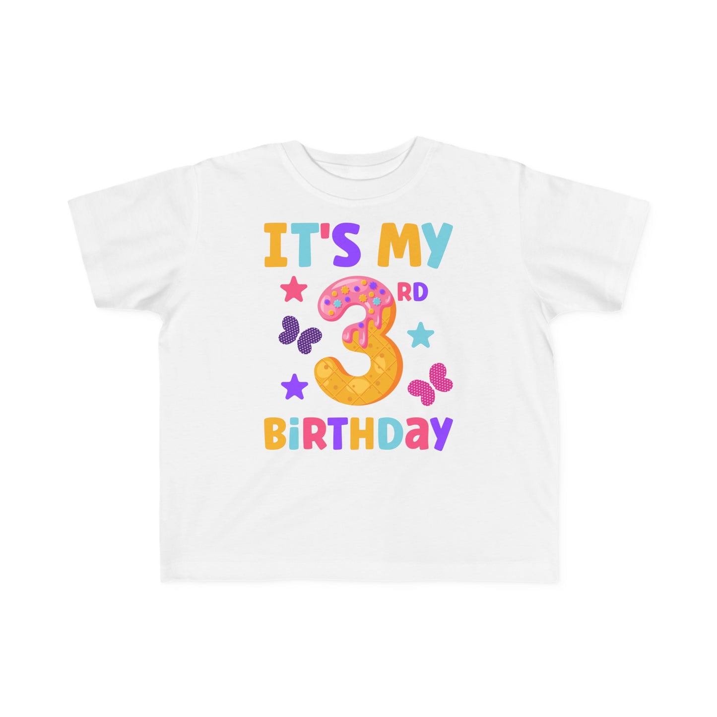It's My Third Birthday Toddler Jersey Tee