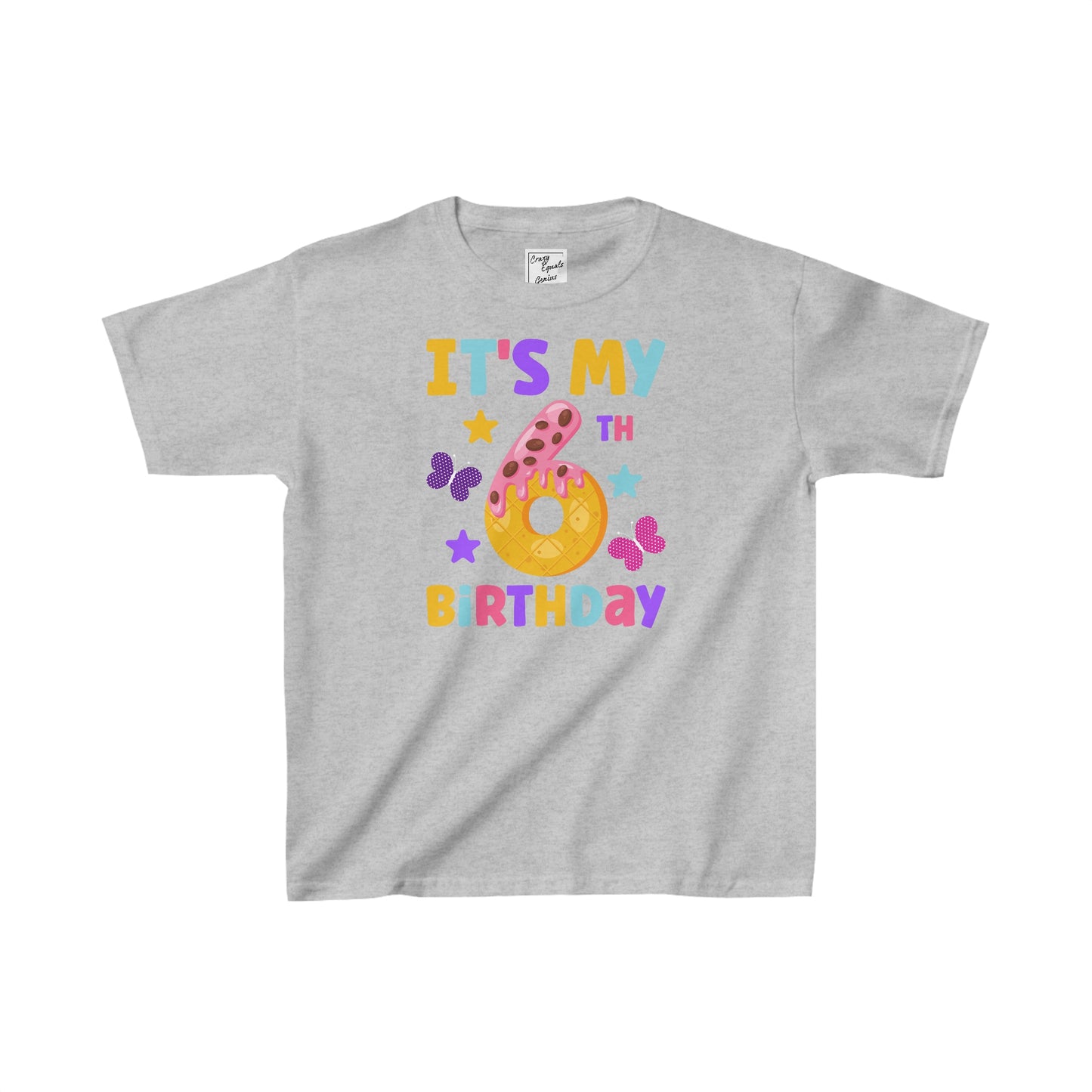 It's My 6th Birthday Kids Heavy Cotton™ Tee
