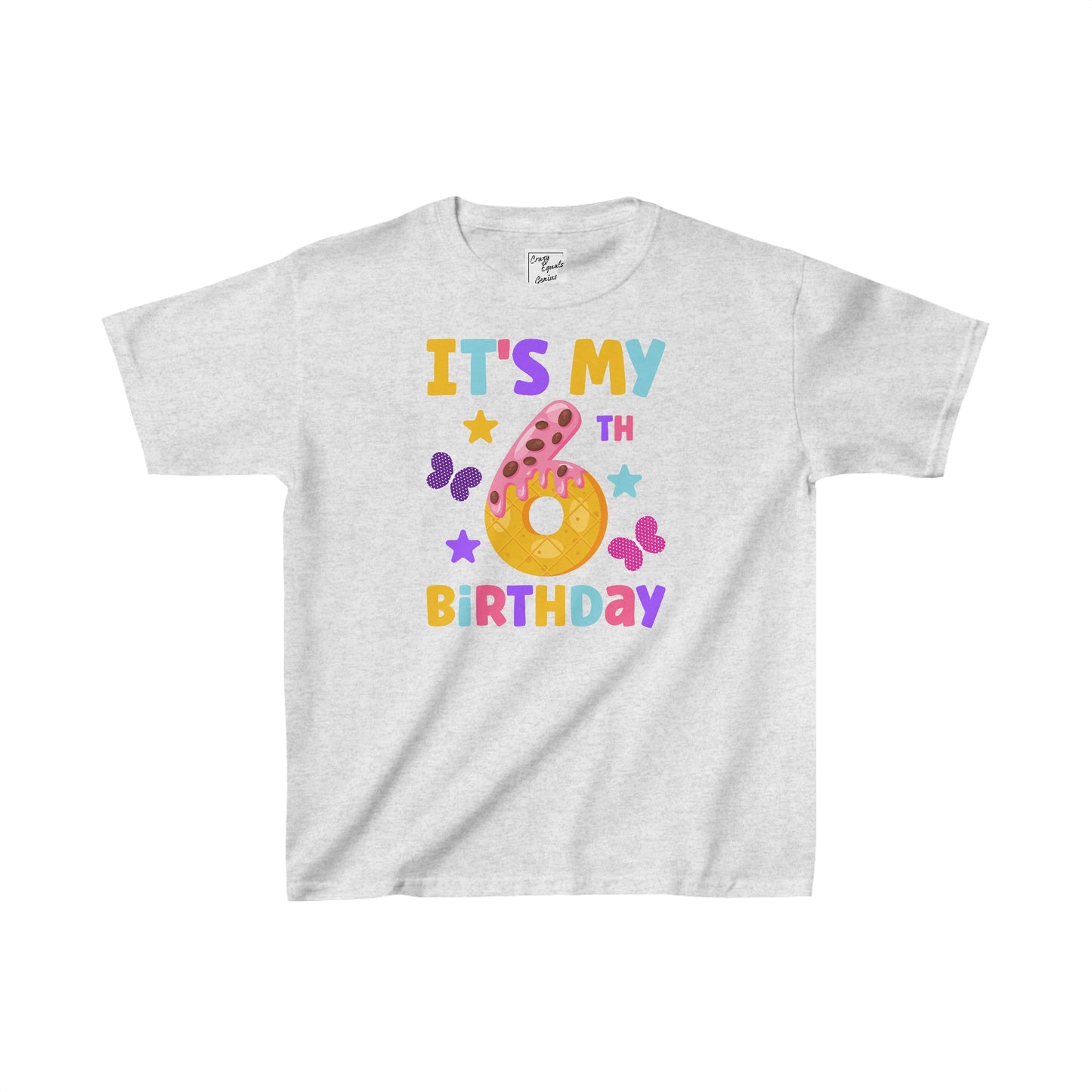 It's My 6th Birthday Kids Heavy Cotton™ Tee