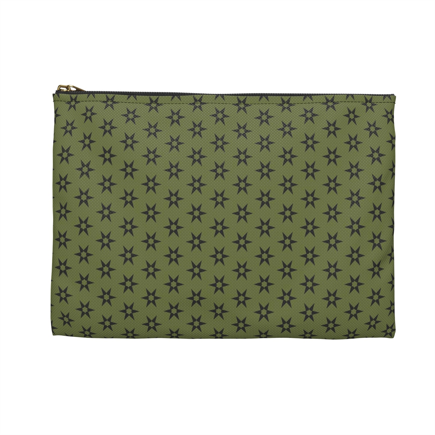 Green Stars Accessory Pouch
