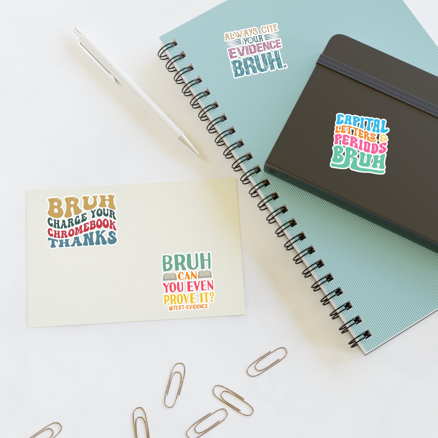 Teacher Bruh Sticker Sheets