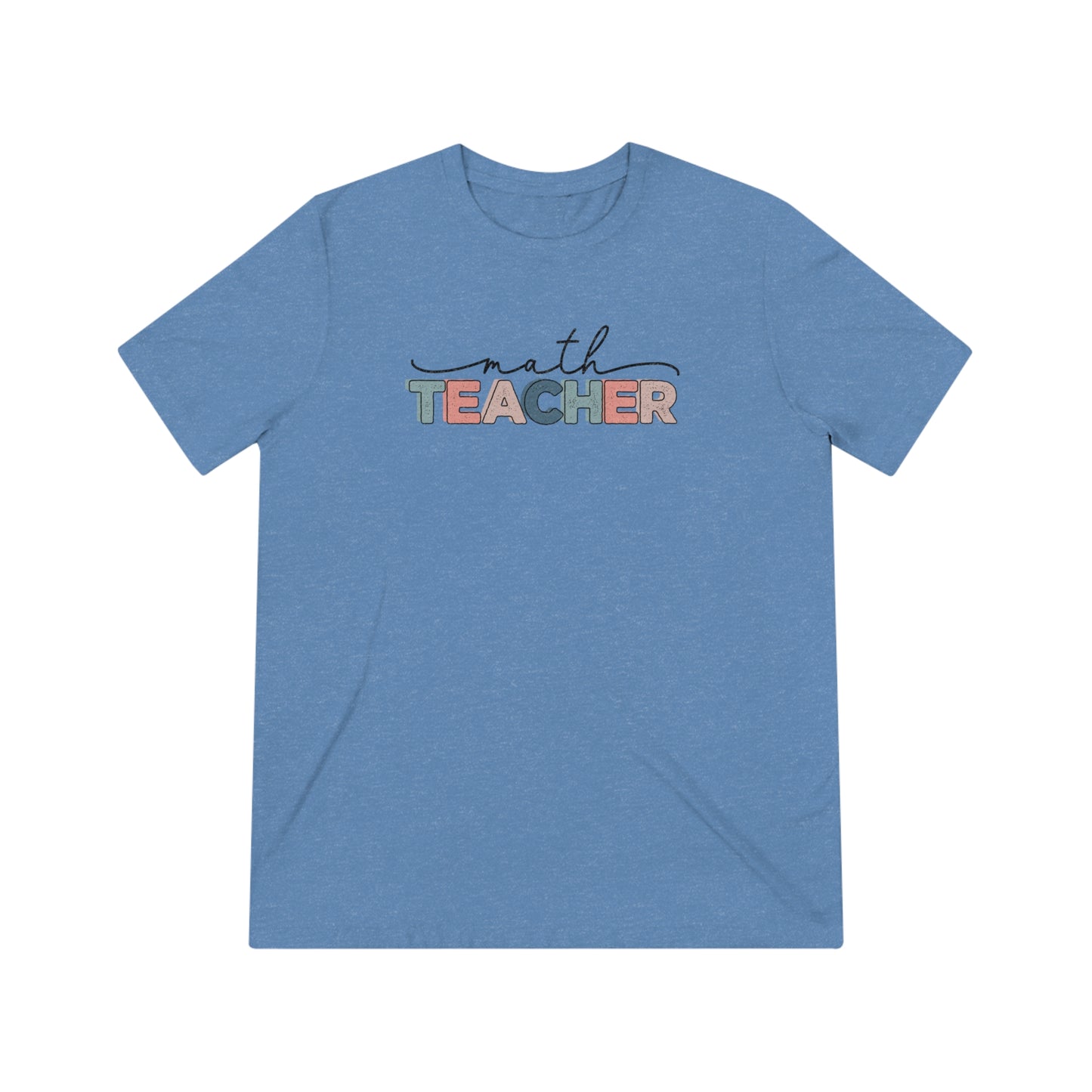 Math Teacher Triblend Tee