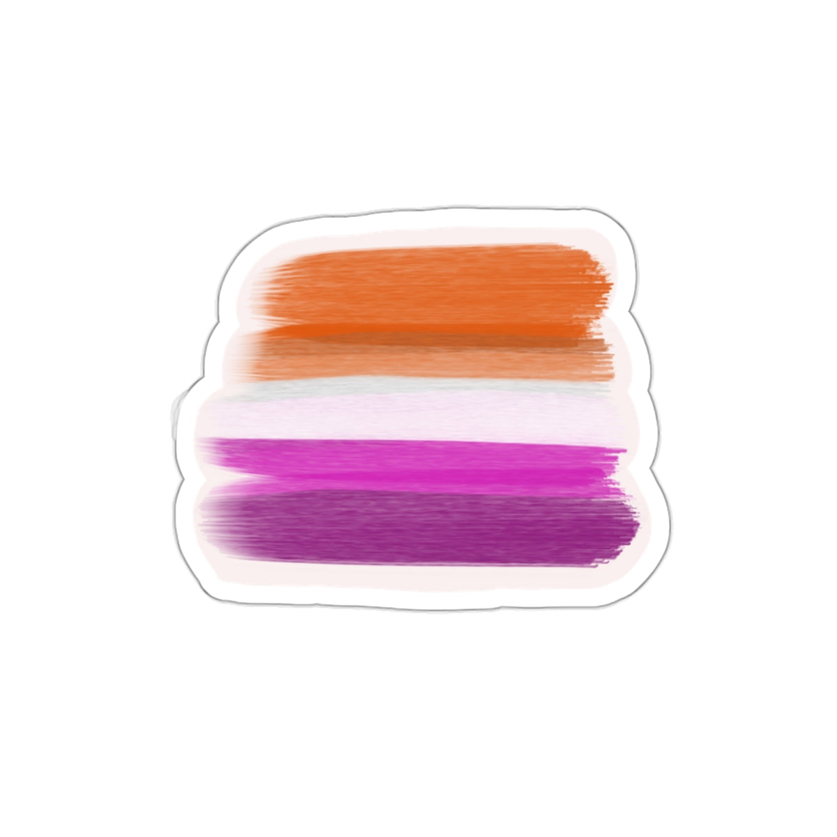 Lesbian Pride Die-Cut Vinyl Sticker