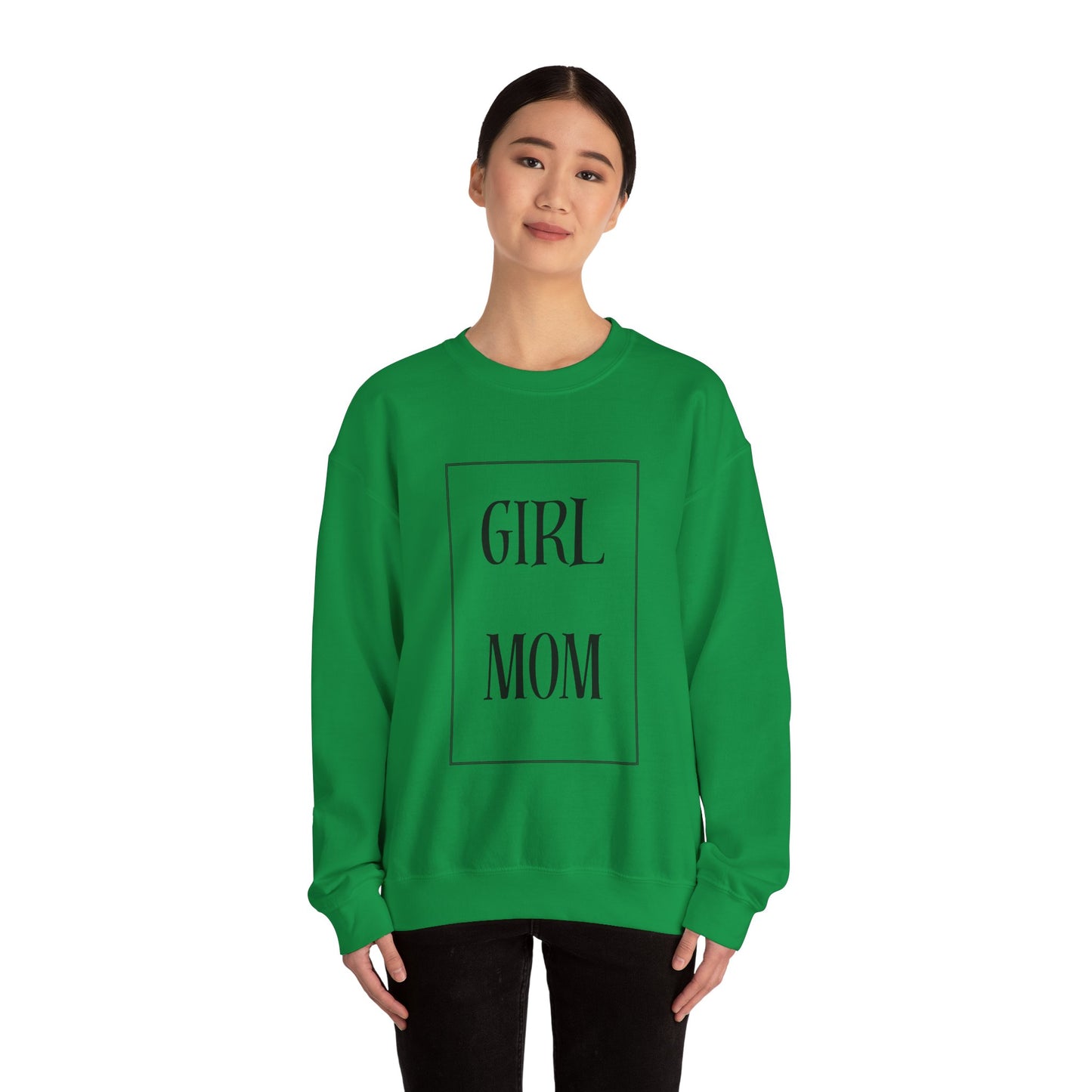 Girl Mom Heavy Blend™ Crewneck Sweatshirt