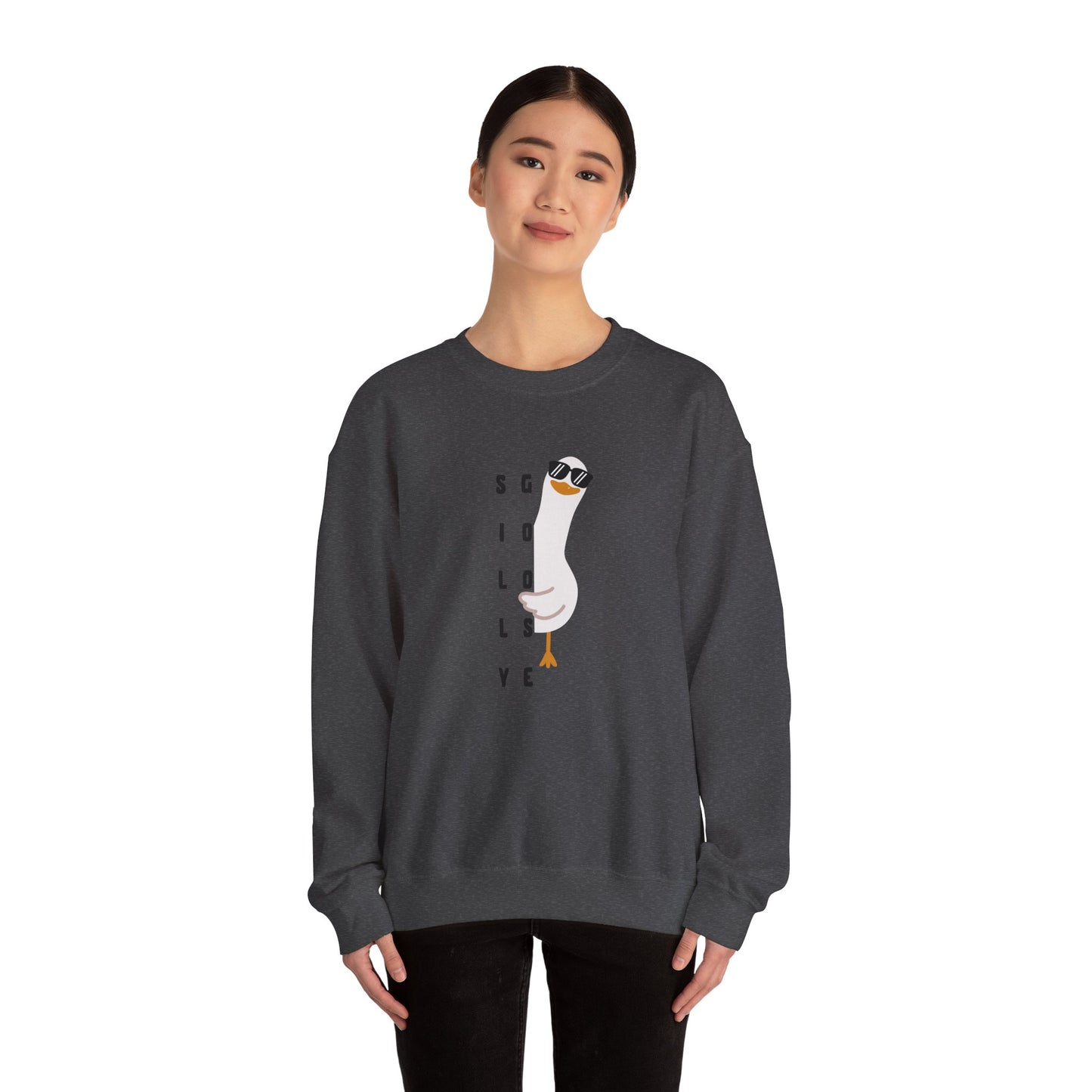 Cool Silly Goose Heavy Blend™ Crewneck Sweatshirt
