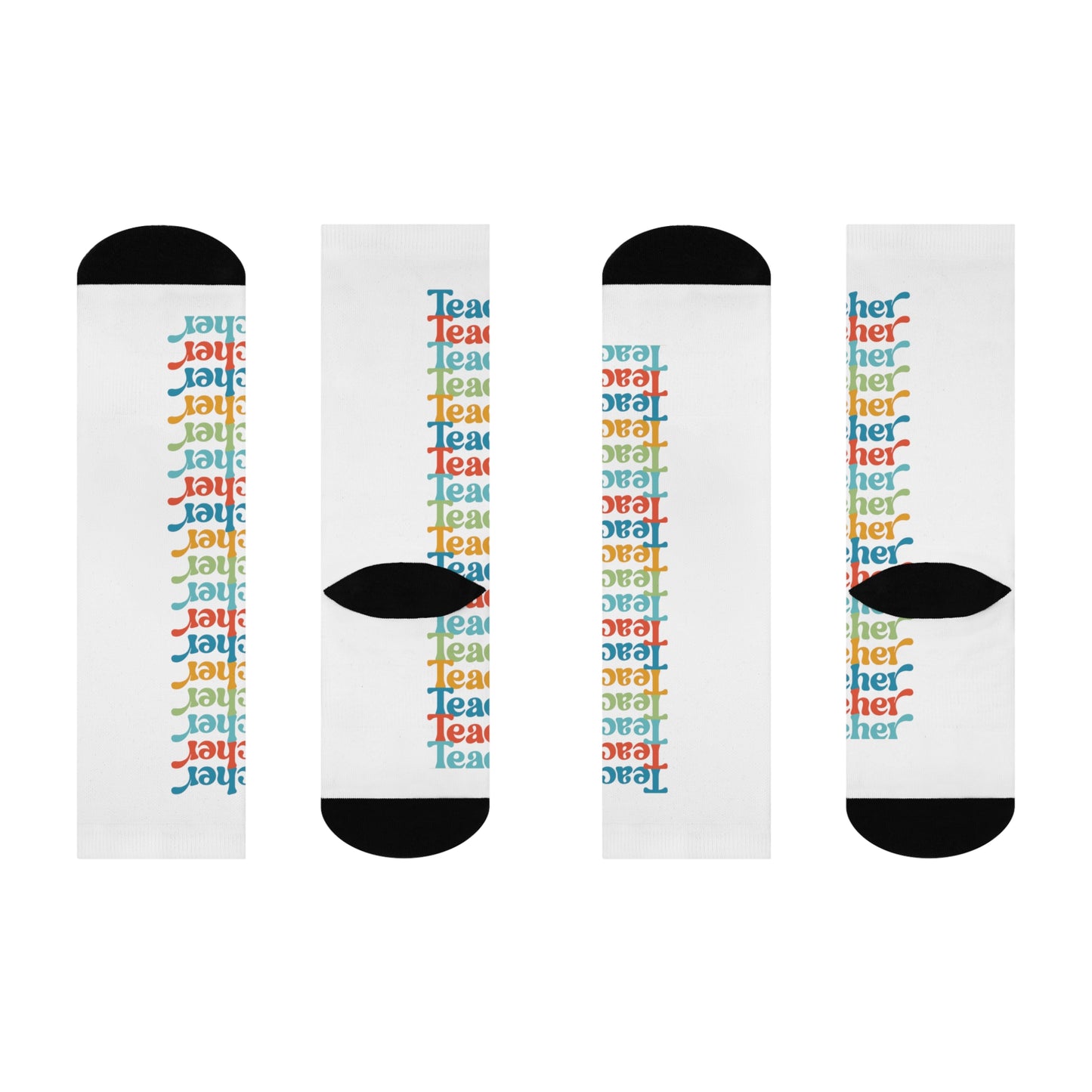 Teacher Cushioned Crew Socks