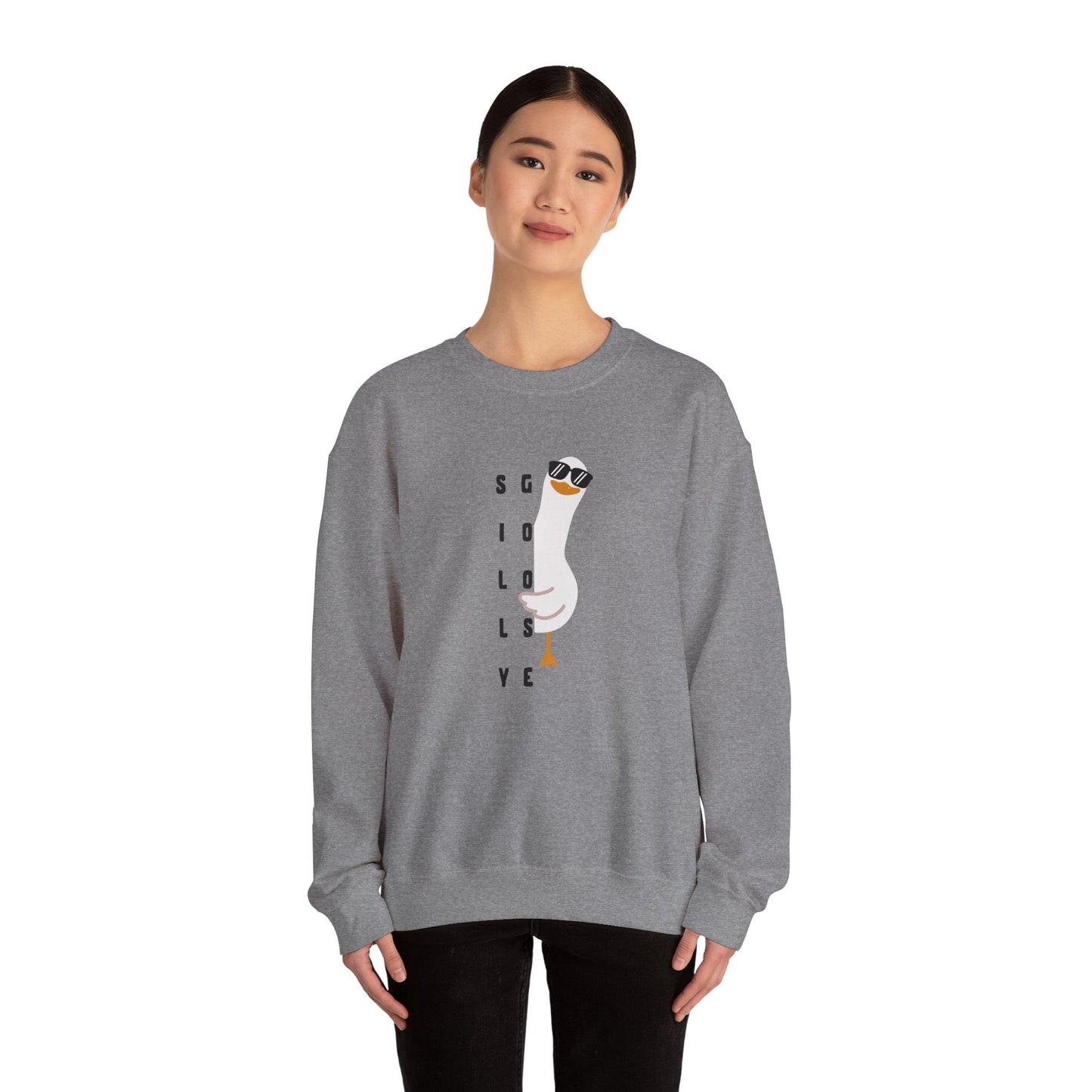 Cool Silly Goose Heavy Blend™ Crewneck Sweatshirt
