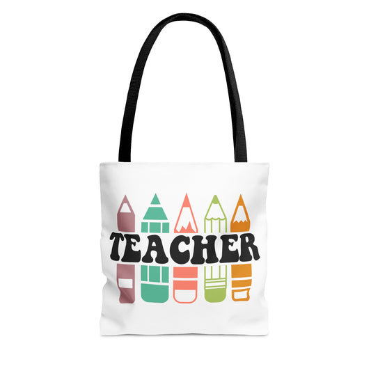 Teacher Repeat Tote Bag