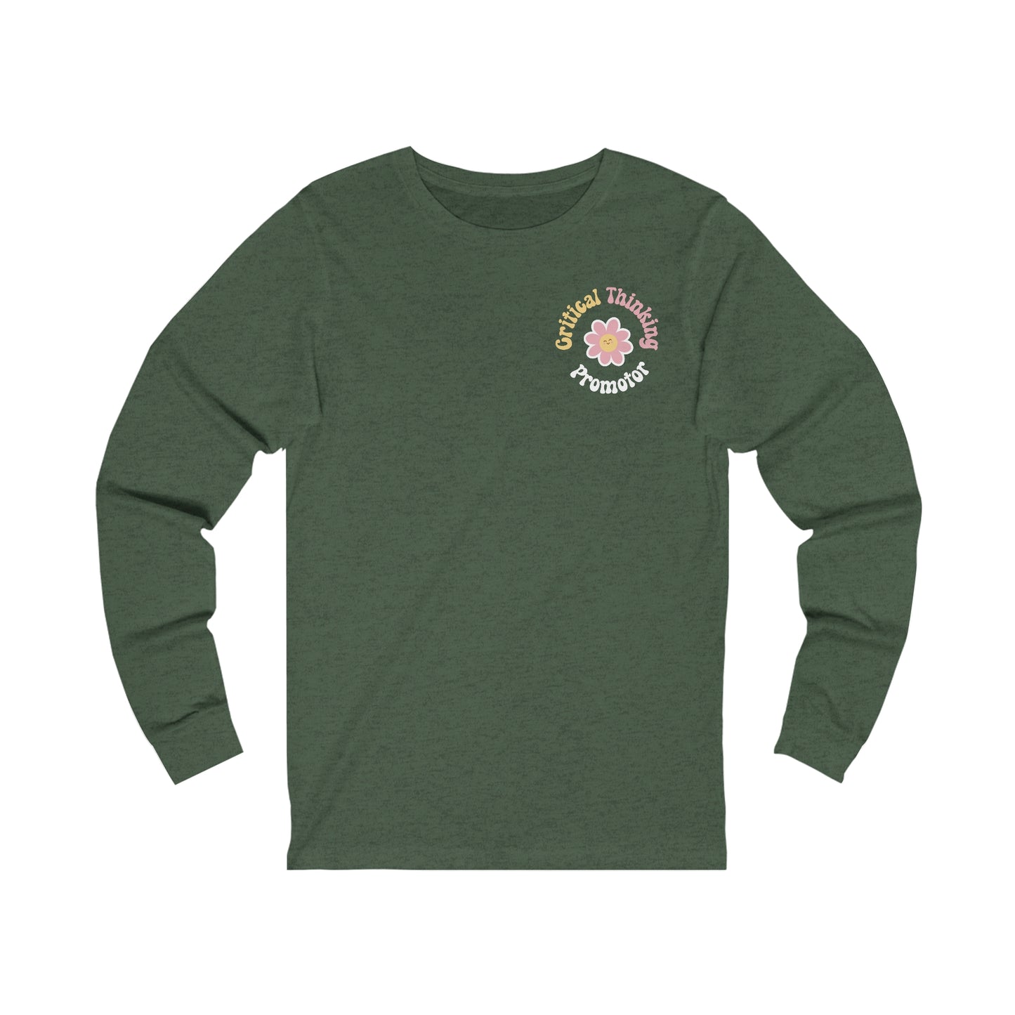 Critical Thinking Promotor Jersey Long Sleeve Tee